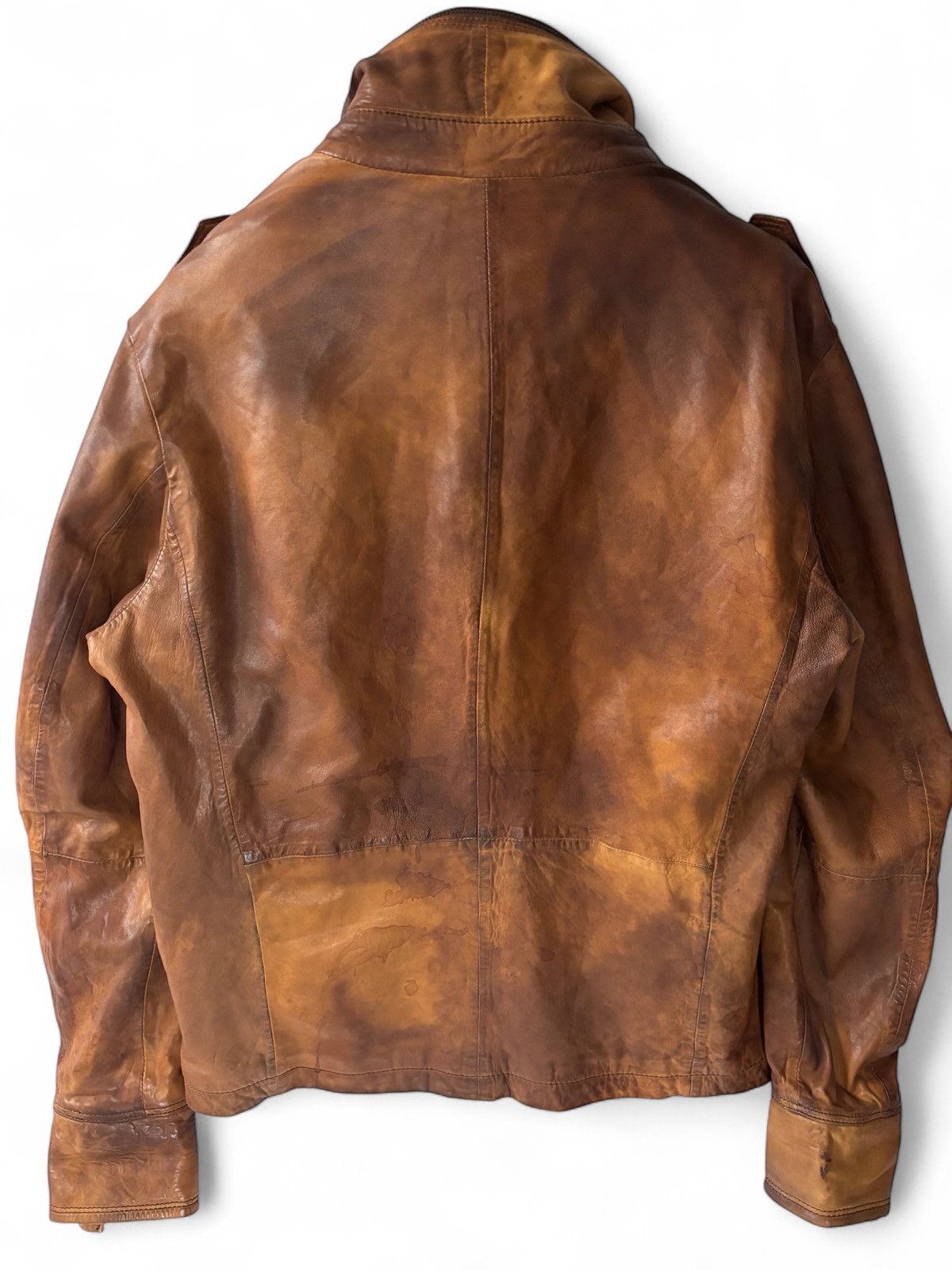 Diesel Vintage Diesel Leather Jacket Size US XXL / EU 58 / 5 - 4 Thumbnail