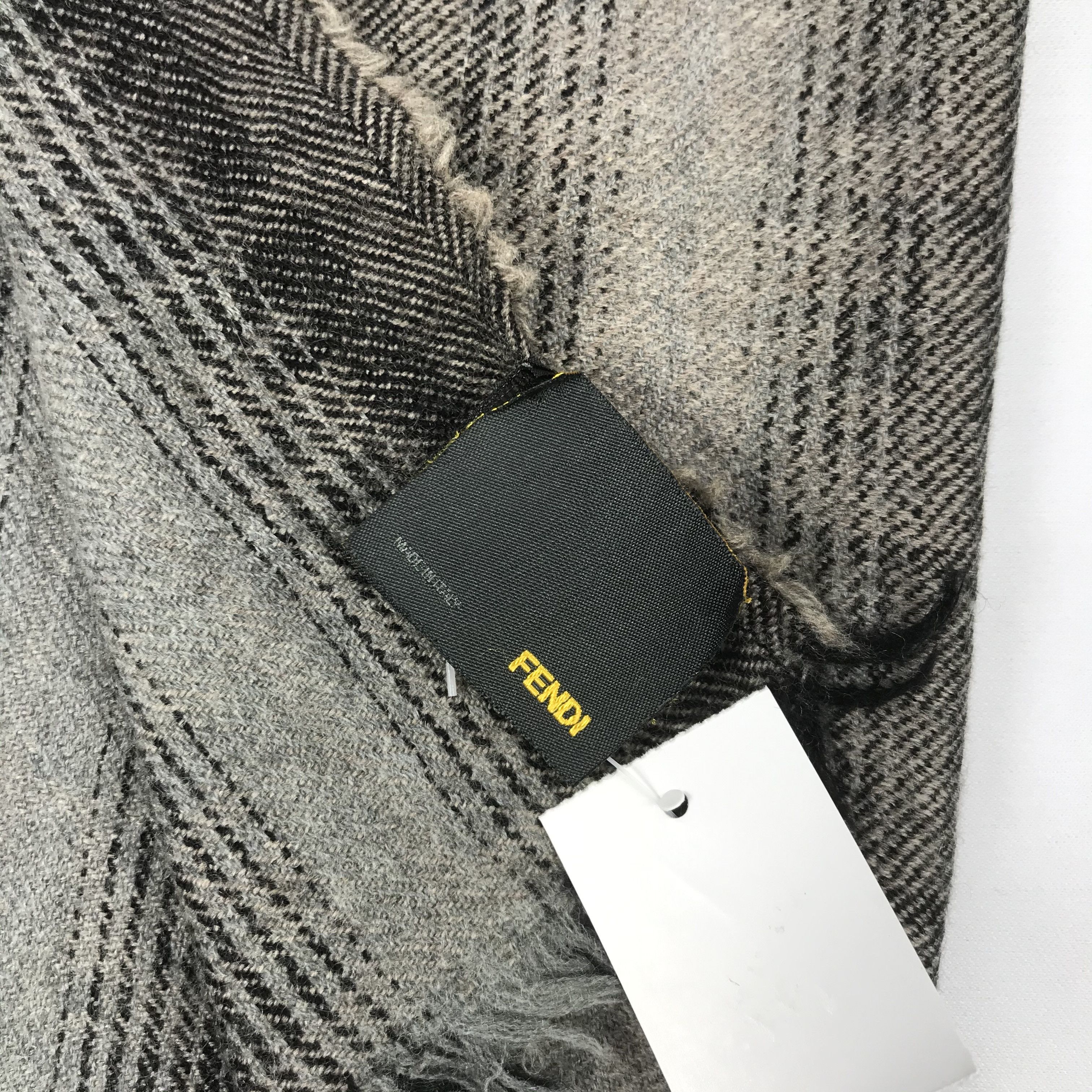 Fendi Vintage Fendi Scarf Muffler FF Monogram Wool Scarves Size ONE SIZE - 4 Thumbnail