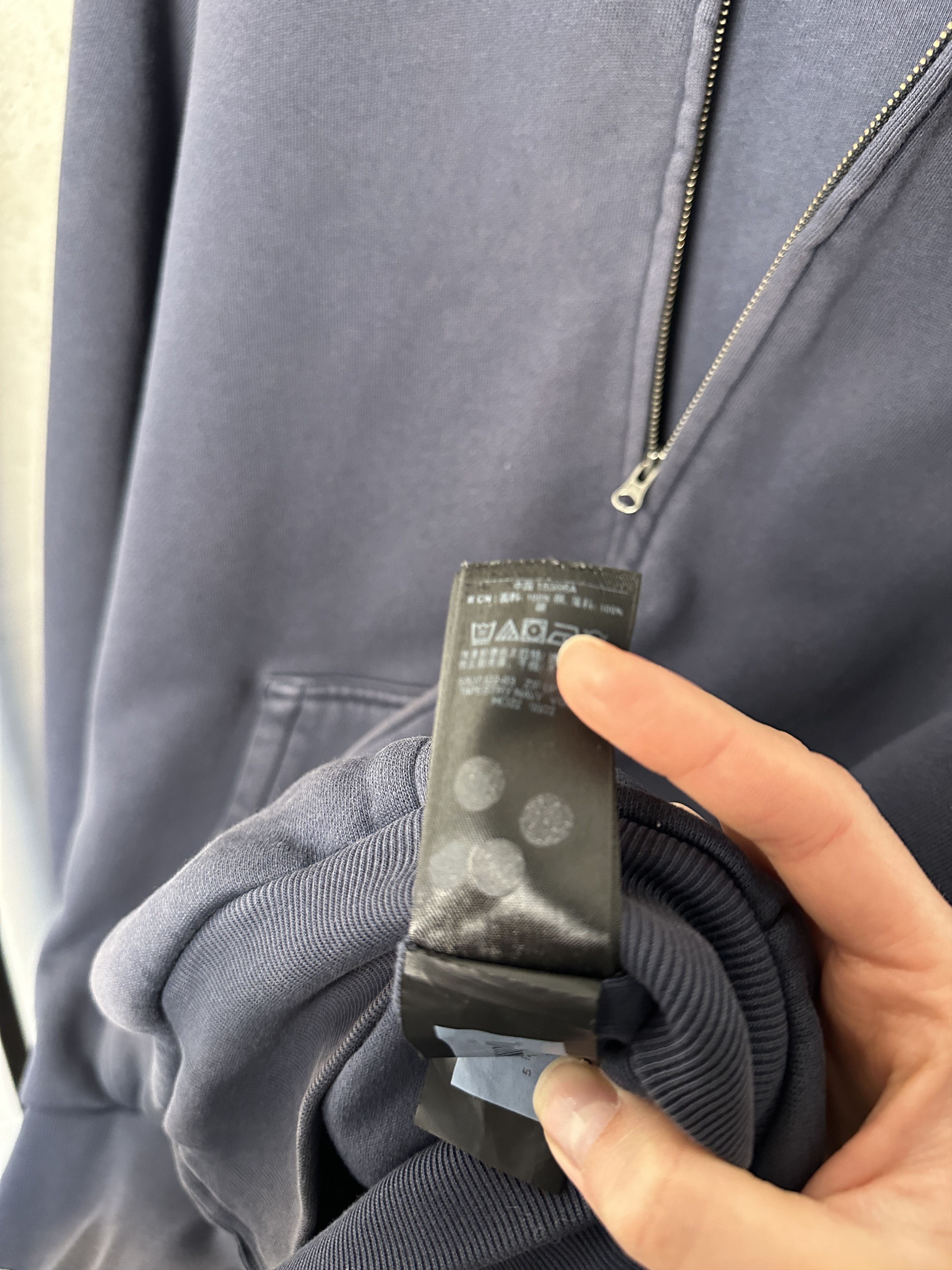 Gap Yzy Gap Zip Up Hoodie in Navy Size US M / EU 48-50 / 2 - 6 Thumbnail