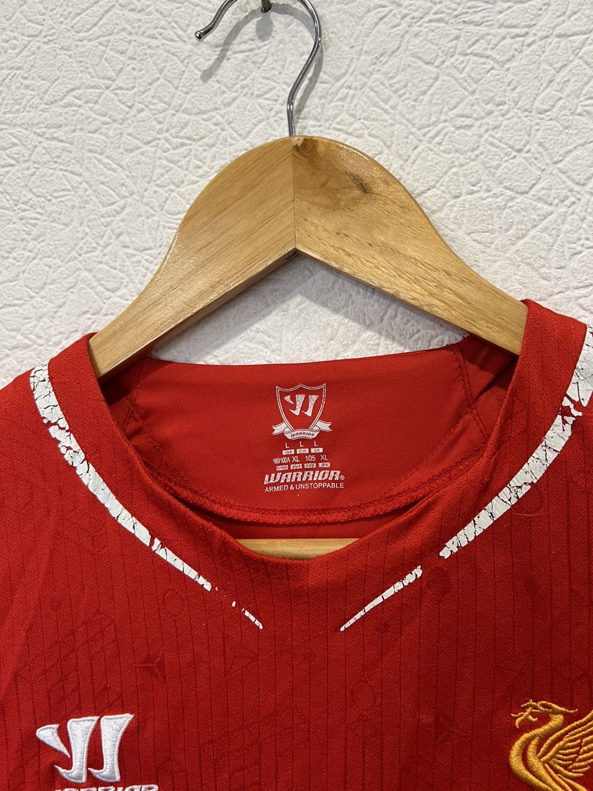Warrior Liverpool Warrior 2014/2015 Home Kit Soccer Jersey Football Size US L / EU 52-54 / 3 - 4 Thumbnail