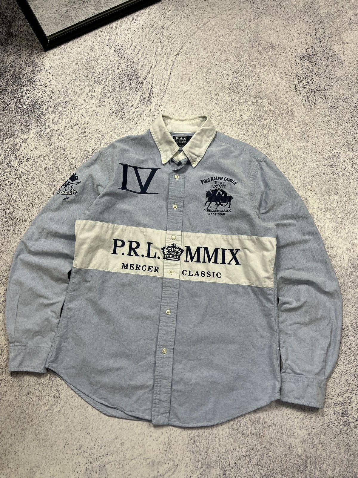 Polo Ralph Lauren × Ralph Lauren × Vintage Polo Ralph Lauren Mercer Bleecker Classic 2009 Team Shirt Size US M / EU 48-50 / 2 - 3 Thumbnail