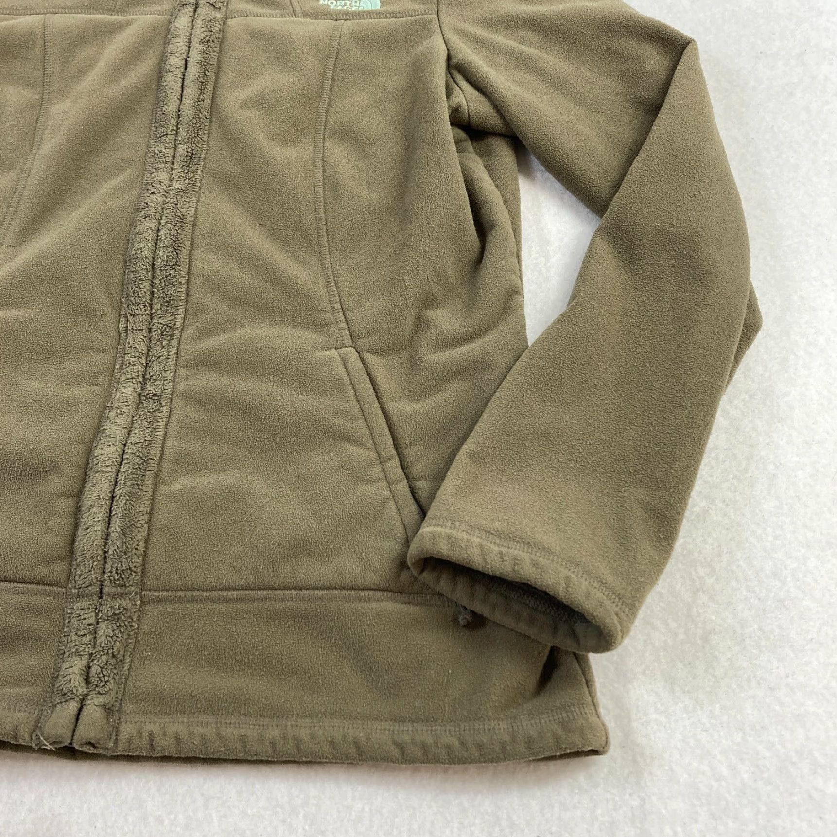 The North Face VINTAGE The North Face Jacket Women's Small Brown Fleece Lined Full Zip Long Sleeve Logo Size S / US 4 / IT 40 - 3 Thumbnail
