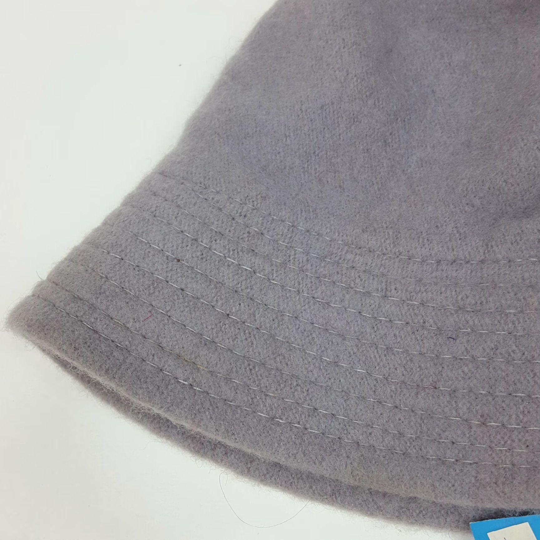 FELT VINTAGE HaT Wool Gray Bucket Hat Women's M Felt Crusher Winter 80s Retro Snow Cap Size ONE SIZE - 7 Thumbnail