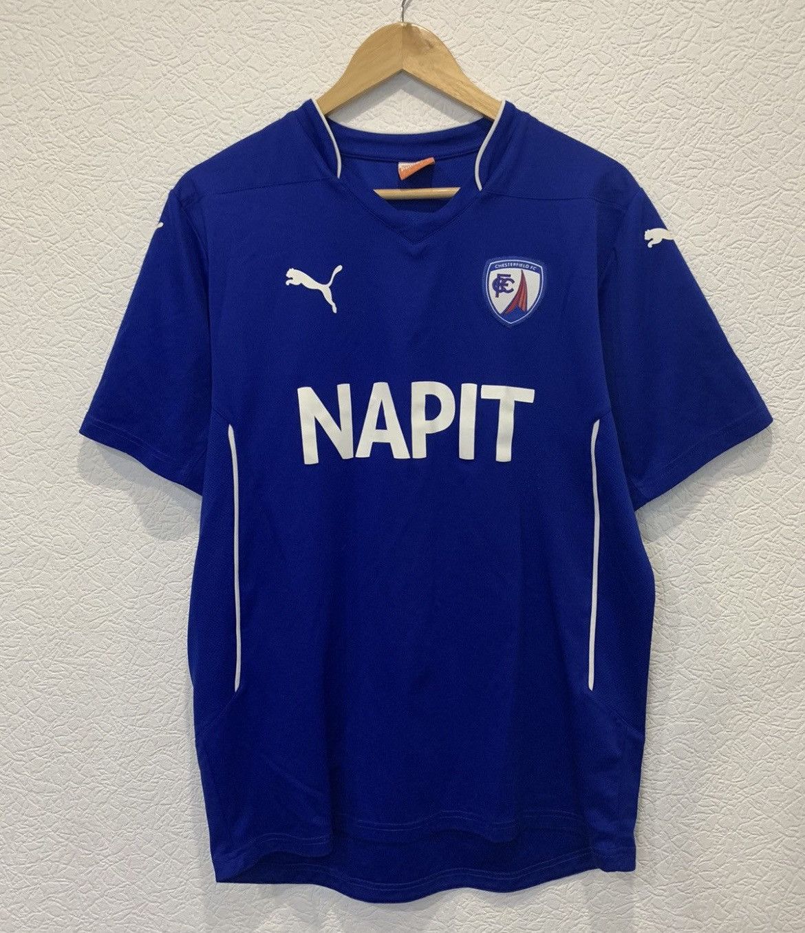 Puma CHESTERFIELD PUMA 2014/2015 HOME KIT SOCCER JERSEY NAPIT Size US L / EU 52-54 / 3 - 1 Thumbnail