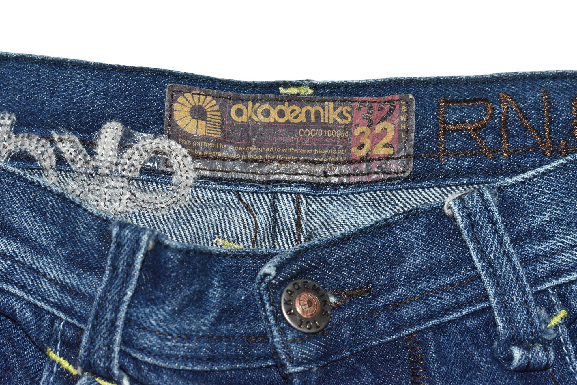 Akademiks CRAZY RARE 🔥 VINTAGE Y2K BAGGY AKADEMIKS JEANS SIZE 31 Size US 31 - 4 Thumbnail