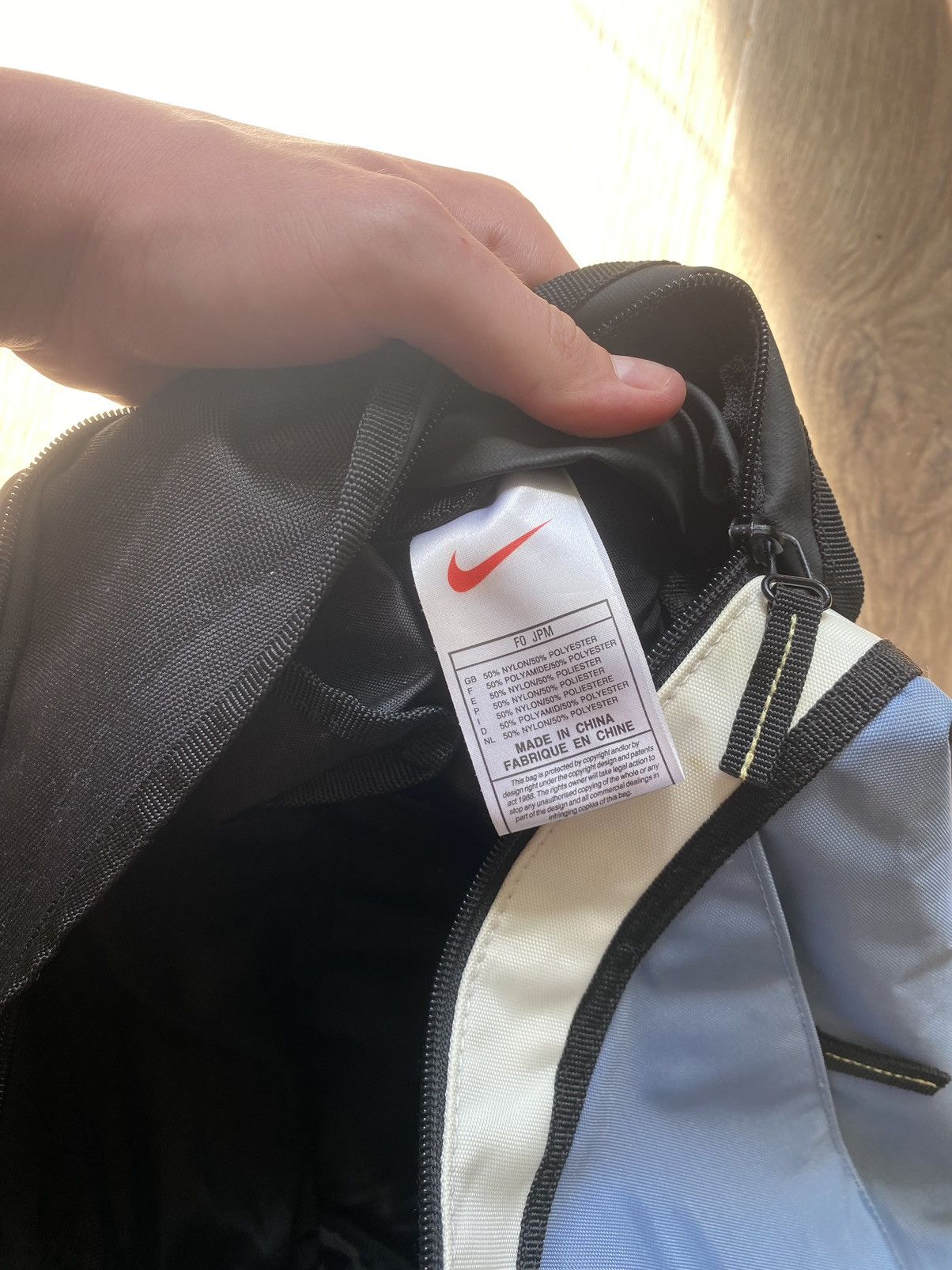 Nike Rare Vintage Nike TN Swoosh 90s Sling Bag blue laguna Size ONE SIZE - 10 Thumbnail