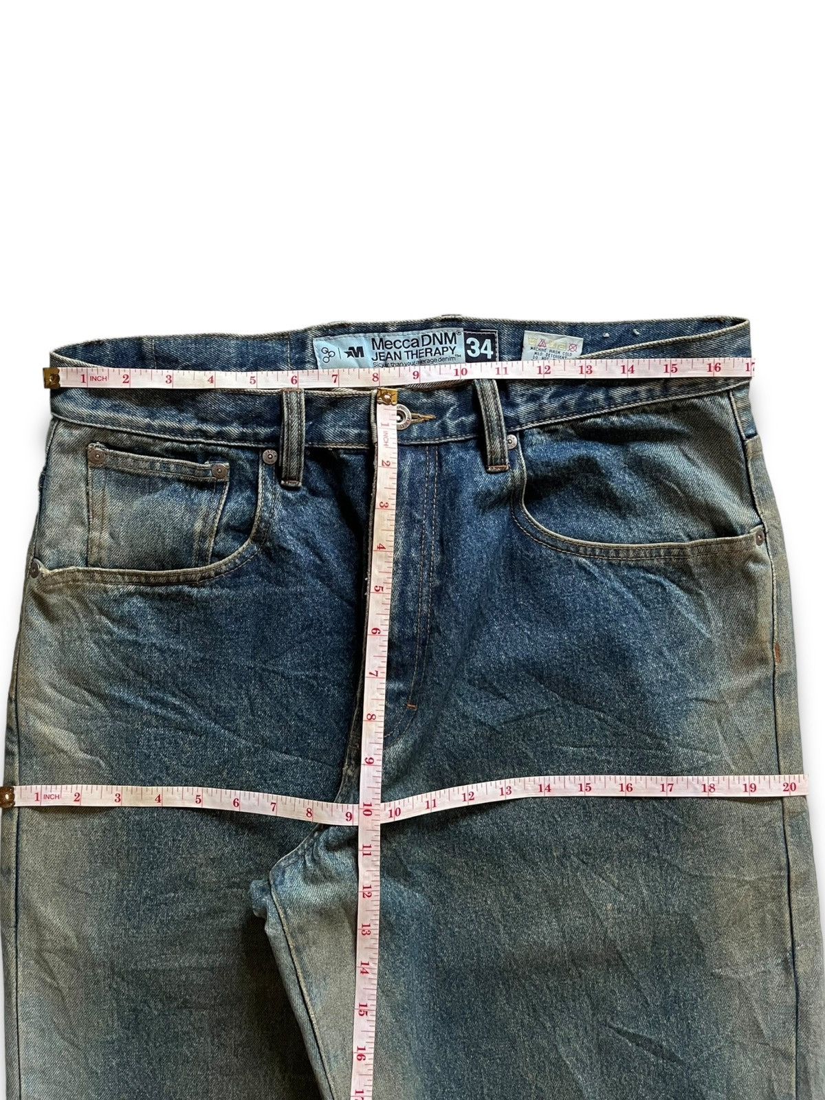 Japanese Brand Vintage Japanese Brand Faded Wash Classic Style Baggy Jeans Size US 34 / EU 50 - 9 Thumbnail