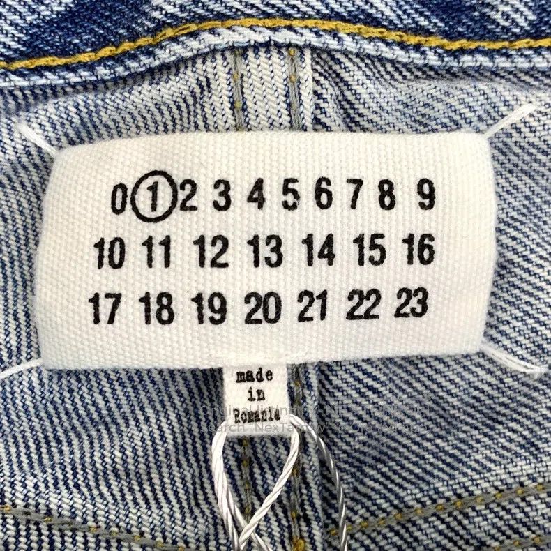 Maison Margiela Maison Margiela Blue cotton casual wide-leg denim trousers Size 25" / US 0 / IT 36 - 5 Thumbnail