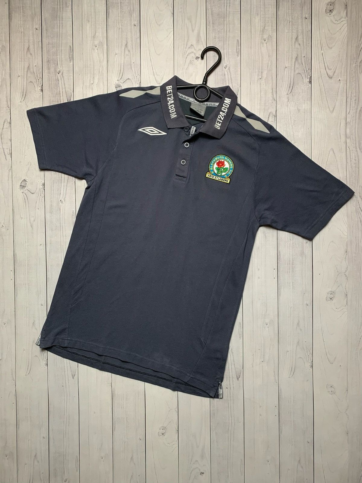 Umbro × Vintage Vintage Umbro Blackburn soccer polo grey size M Size US M / EU 48-50 / 2 - 1 Thumbnail