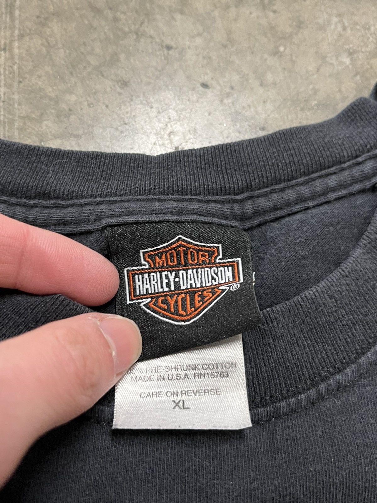 Harley Davidson × Vintage Harley Davidson vintage grunge skull tee biker skater rare Size US XL / EU 56 / 4 - 8 Thumbnail