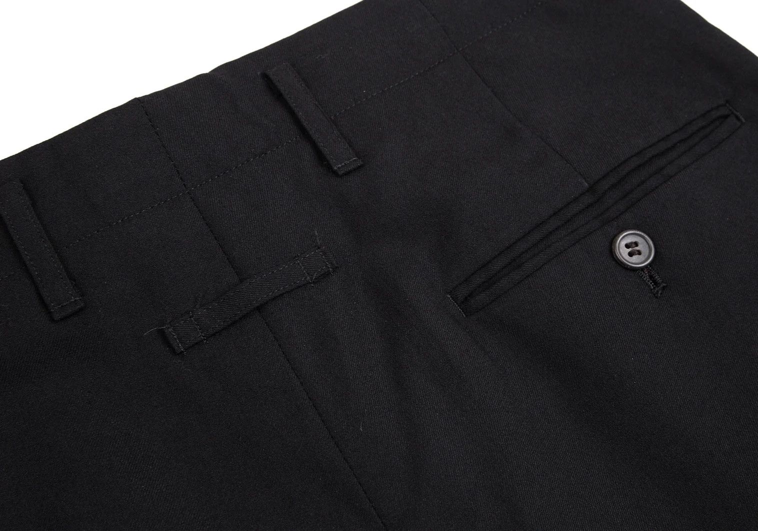 Jean Paul Gaultier Wool Nylon Tapered Pants in Black Size 48 Size US 32 / EU 48 - 11 Thumbnail