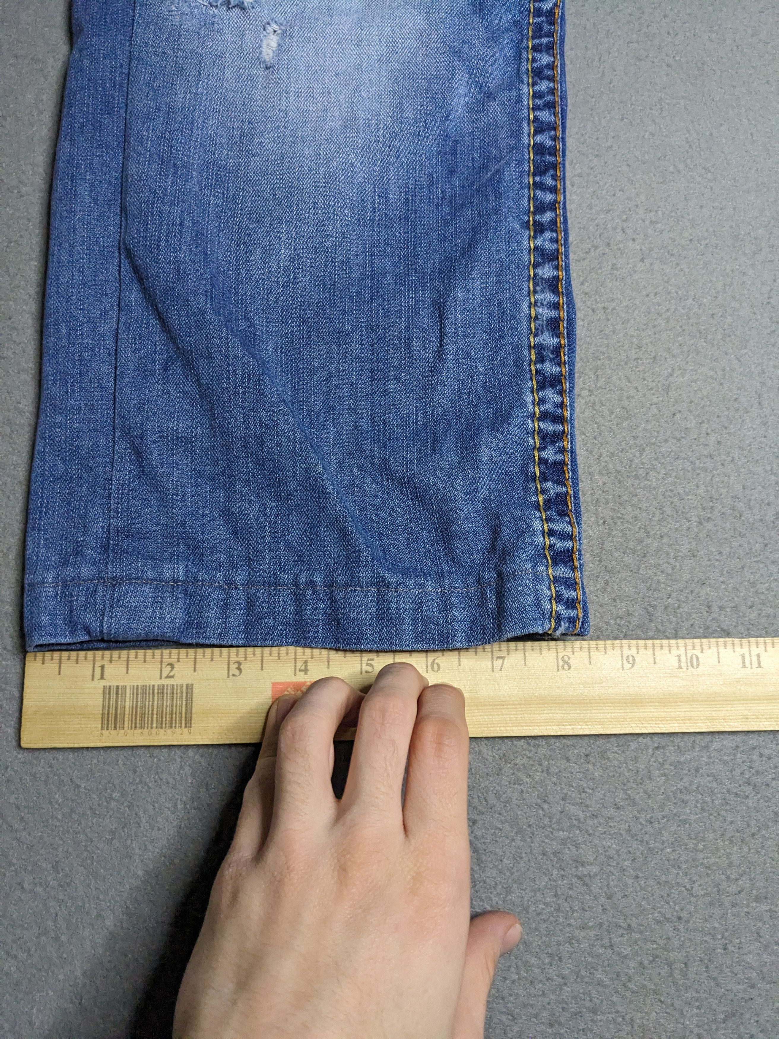 True Religion True Religion Jeans 38x27 Straight Leg Flap Pocket Big T Size US 38 / EU 54 - 16 Thumbnail