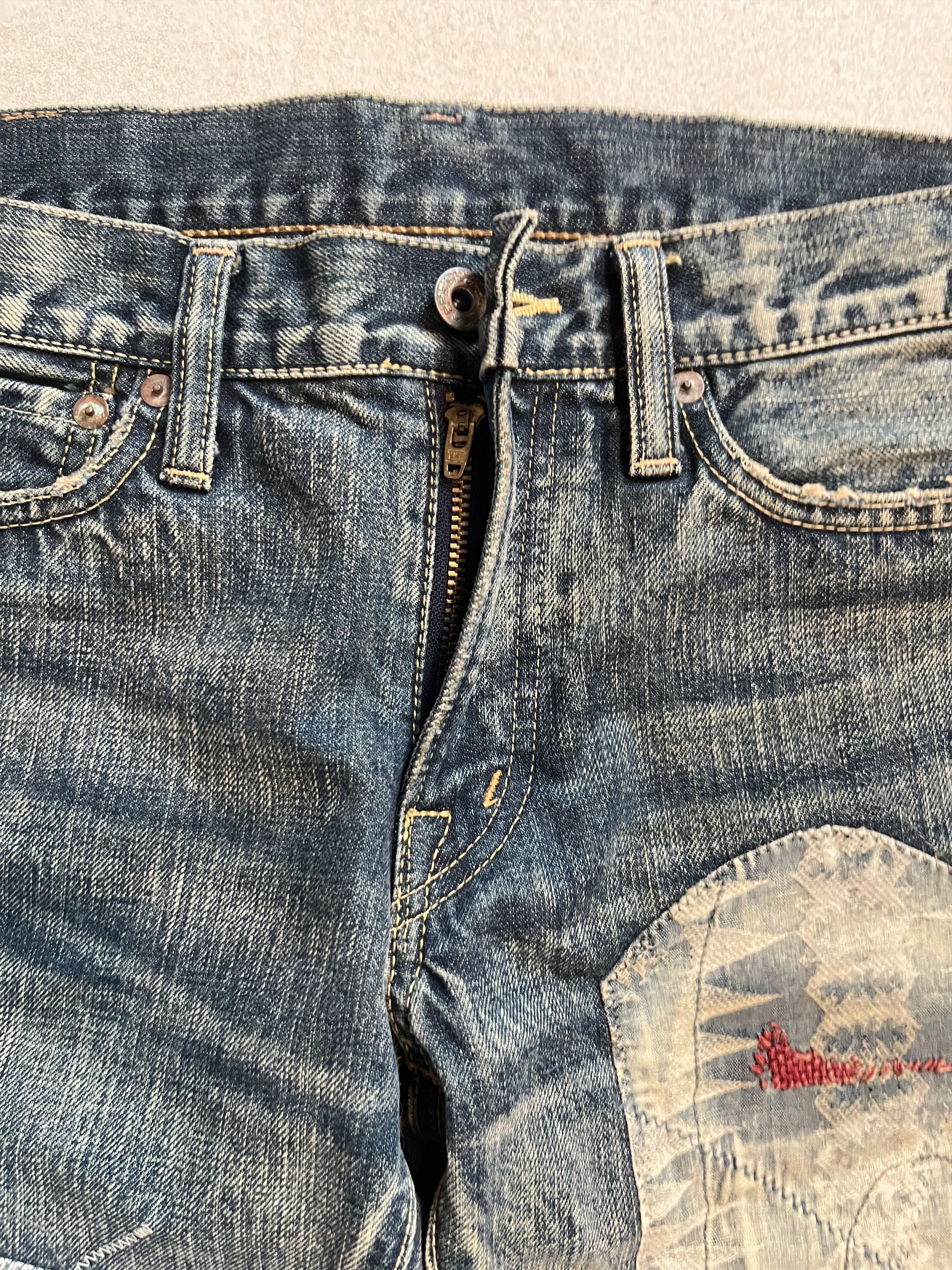 Kapital Kapital Embroidered Distressed Denim Size US 30 / EU 46 - 4 Thumbnail
