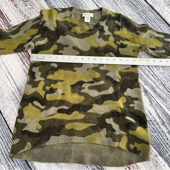 Other Oats Cashmere Camo Print Sweater 100% Cashmere Sweater Size XS / US 0-2 / IT 36-38 - 6 Thumbnail