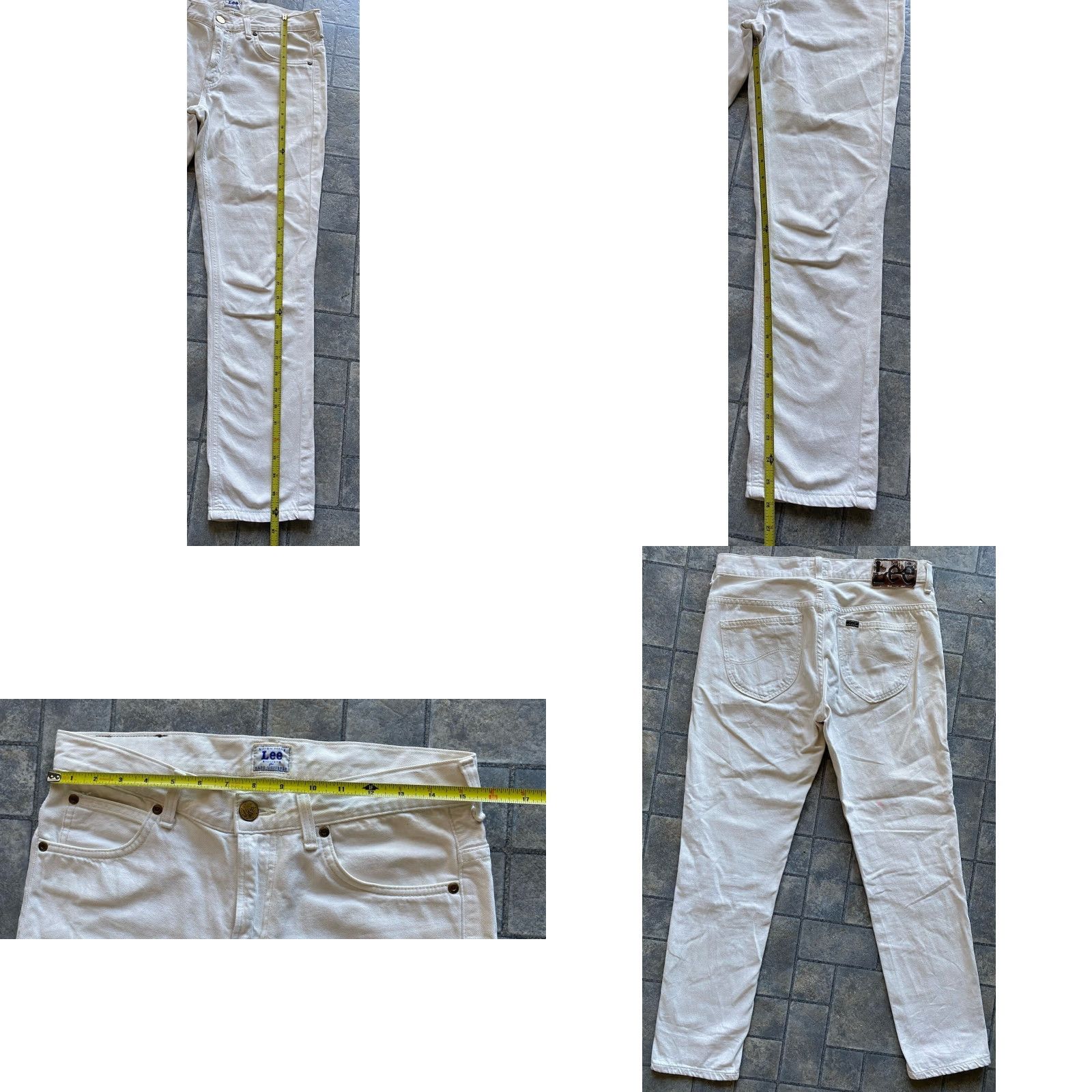Lee Union Made Lee Pants For Nano Universe White M Women’s Size 32" / US 10 / IT 46 - 8 Thumbnail