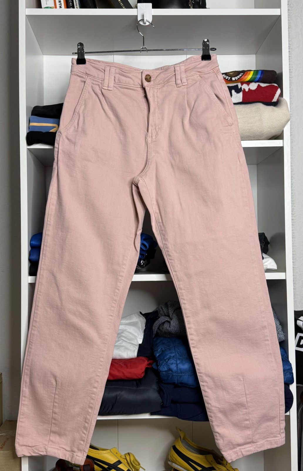 Sezane Sezane Luxury Pink Jeans size 36 Size 25" / US 0 / IT 36 - 1 Thumbnail