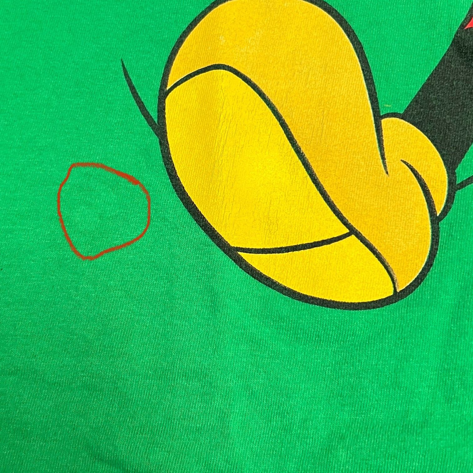Disney Disney Mickey Mouse Wearing Santa Hat Christmas Green Shirt Size US L / EU 52-54 / 3 - 7 Thumbnail