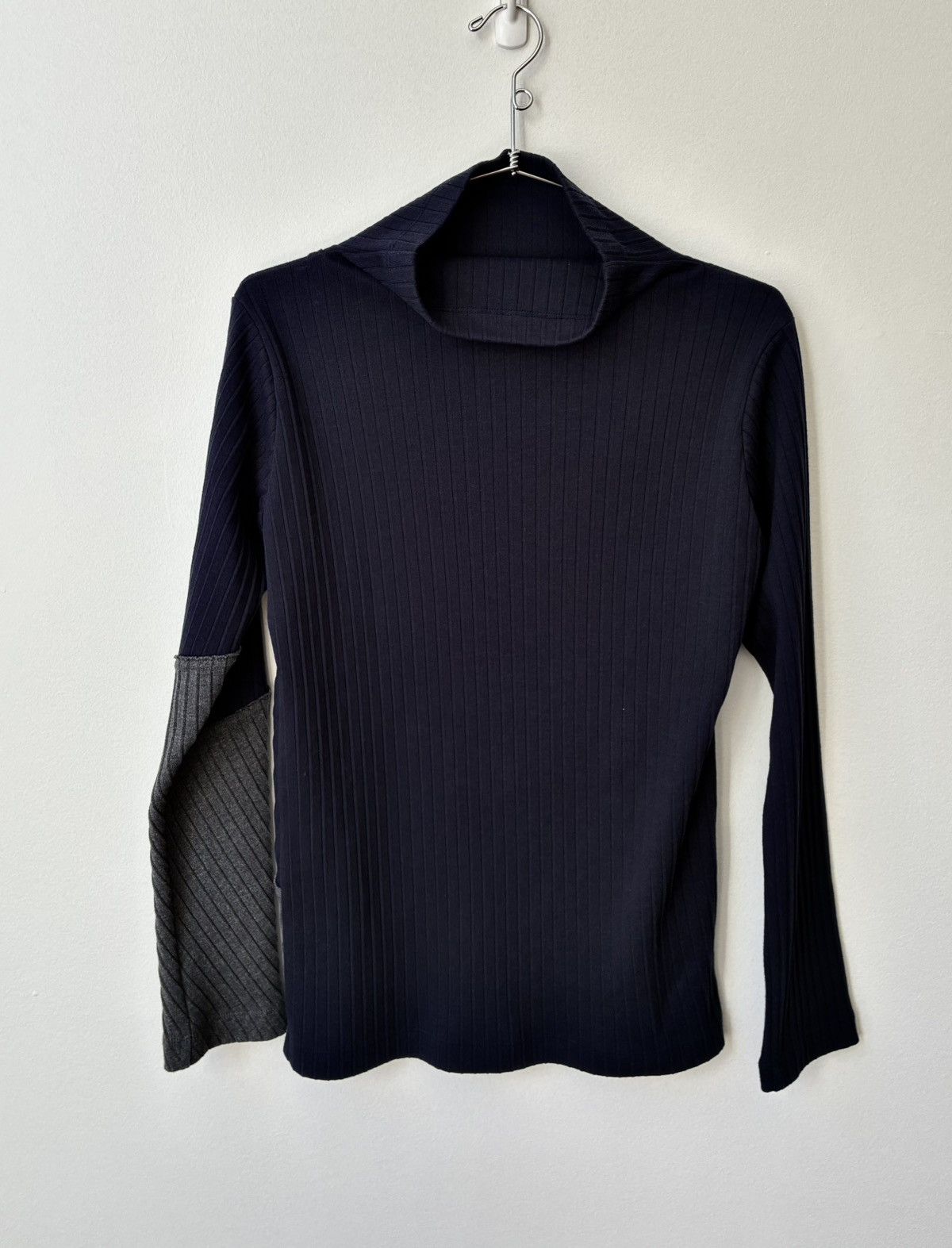 Yohji Yamamoto Y’S YOHJI YAMAMOTO AW2018 Pleated Asymmetric Mockneck Size US M / EU 48-50 / 2 - 8 Thumbnail