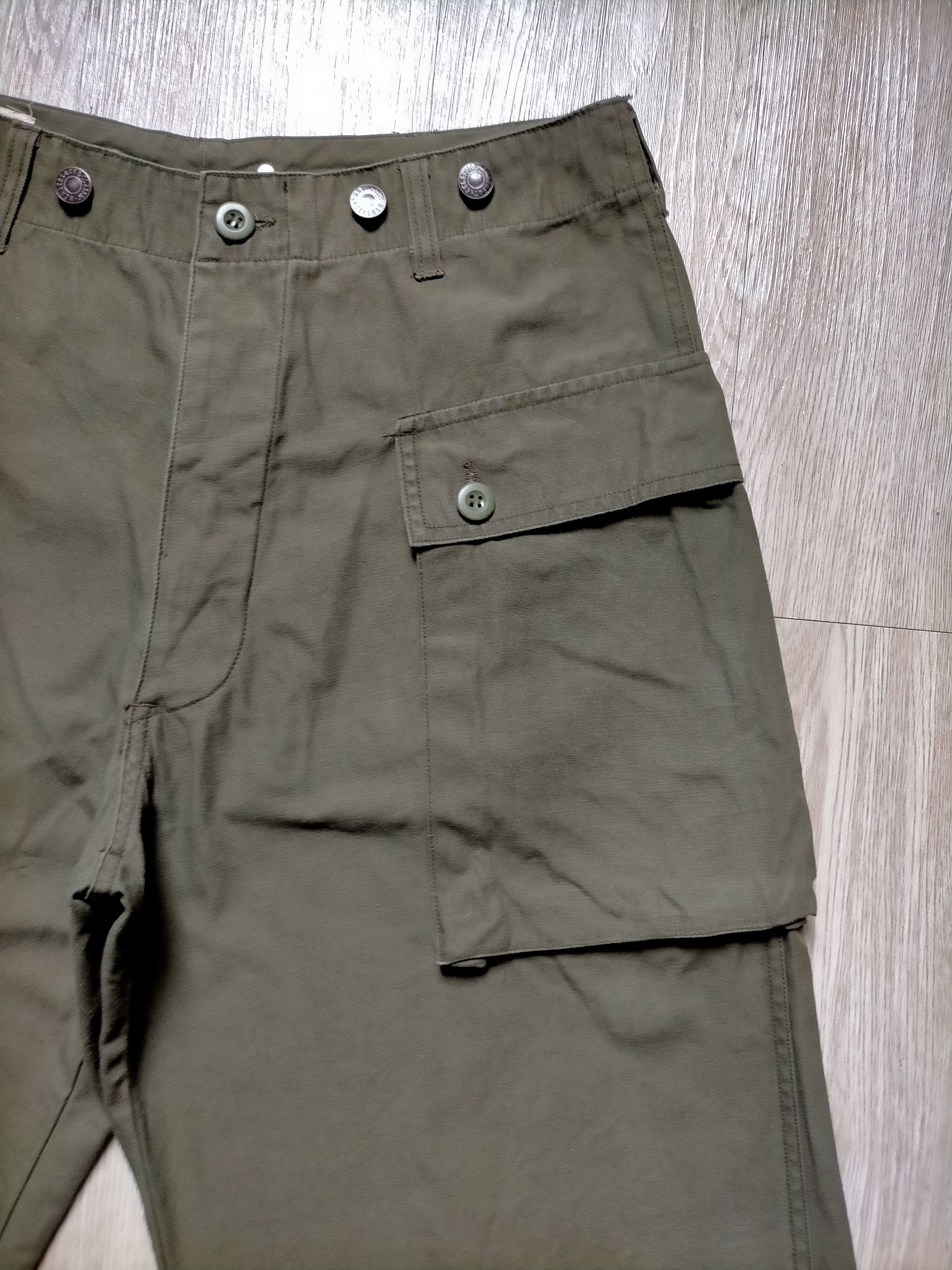 Japanese Brand Army Air Force Green Olive Monkey Pants Size US 31 - 5 Thumbnail