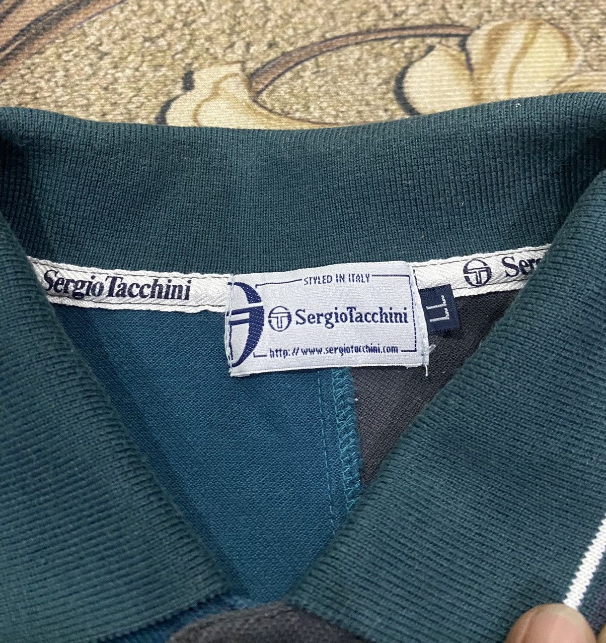 Sergio Tacchini × Vintage vtg sergio tacchini polo shirt Size US XXL / EU 58 / 5 - 4 Thumbnail