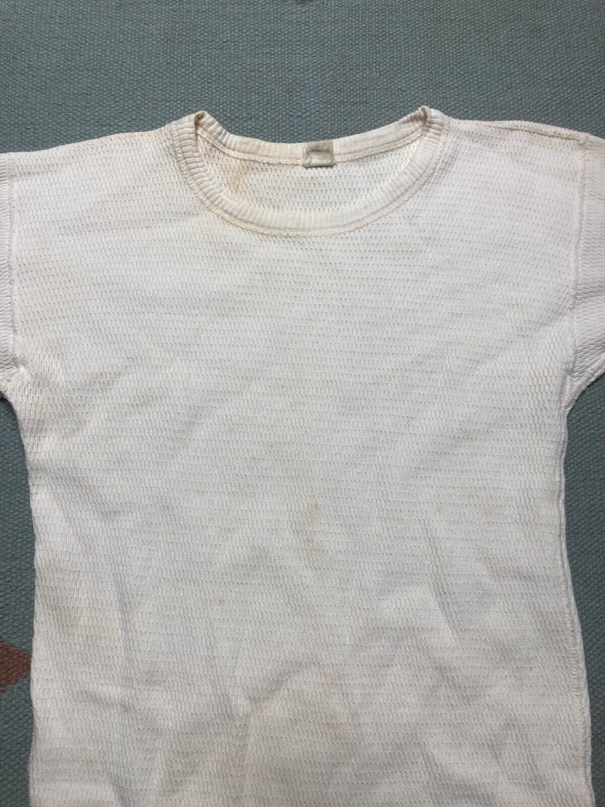 Vintage Vtg 60s waffle knit thermal shirt JCPenney cotton large tall Size US L / EU 52-54 / 3 - 5 Thumbnail