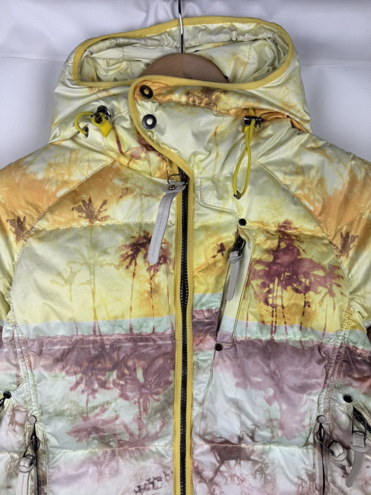 Japanese Brand KRU Ladies Hooded Down Puffer Patterned Ski Jacket Size XS Size XS / US 0-2 / IT 36-38 - 6 Thumbnail