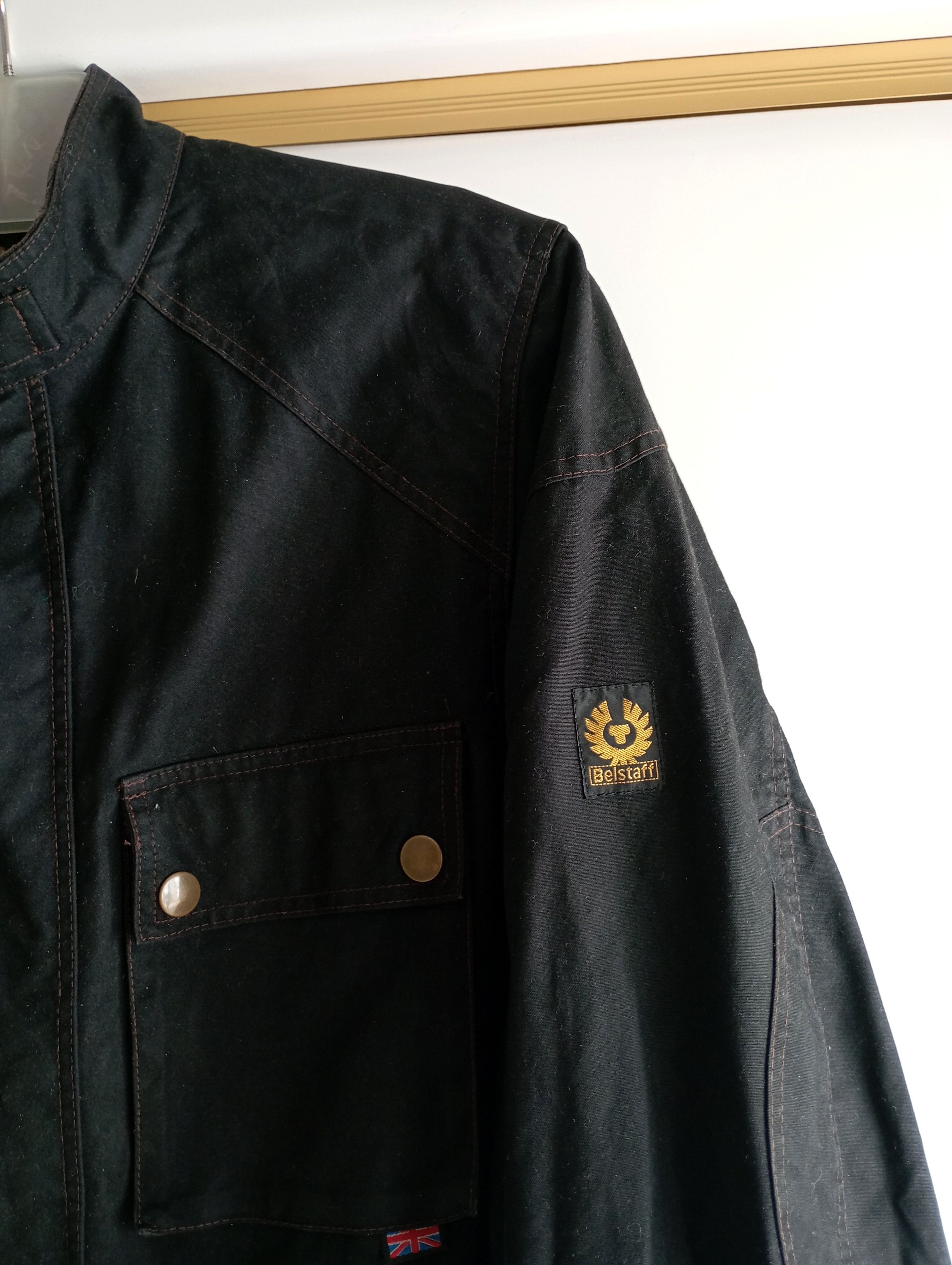 Belstaff Belstaff Gold LABEL Rider Waxed Vintage Jacket Size US XL / EU 56 / 4 - 4 Thumbnail