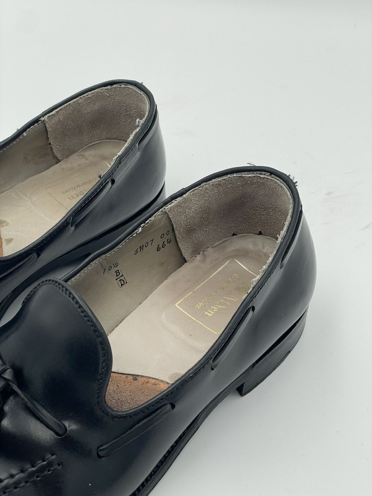 Alden Alden 664 Black Shell Cordovan Loafer Size US 10.5 / EU 43-44 - 7 Thumbnail