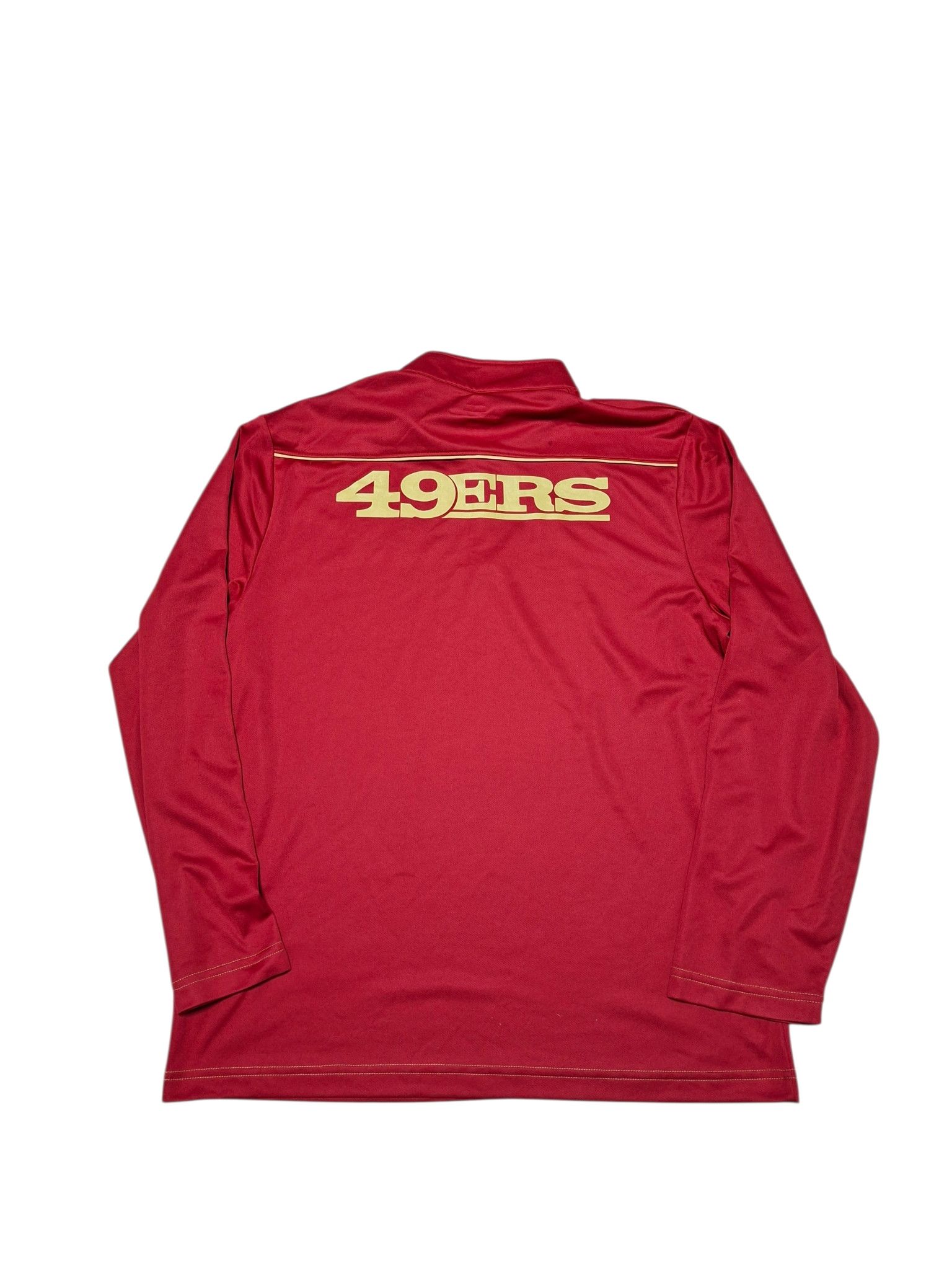 Majestic SAN FRANCISCO 49ERS MAJESTIC 1/3 ZIP SWEATSHIRT Size US L / EU 52-54 / 3 - 3 Thumbnail