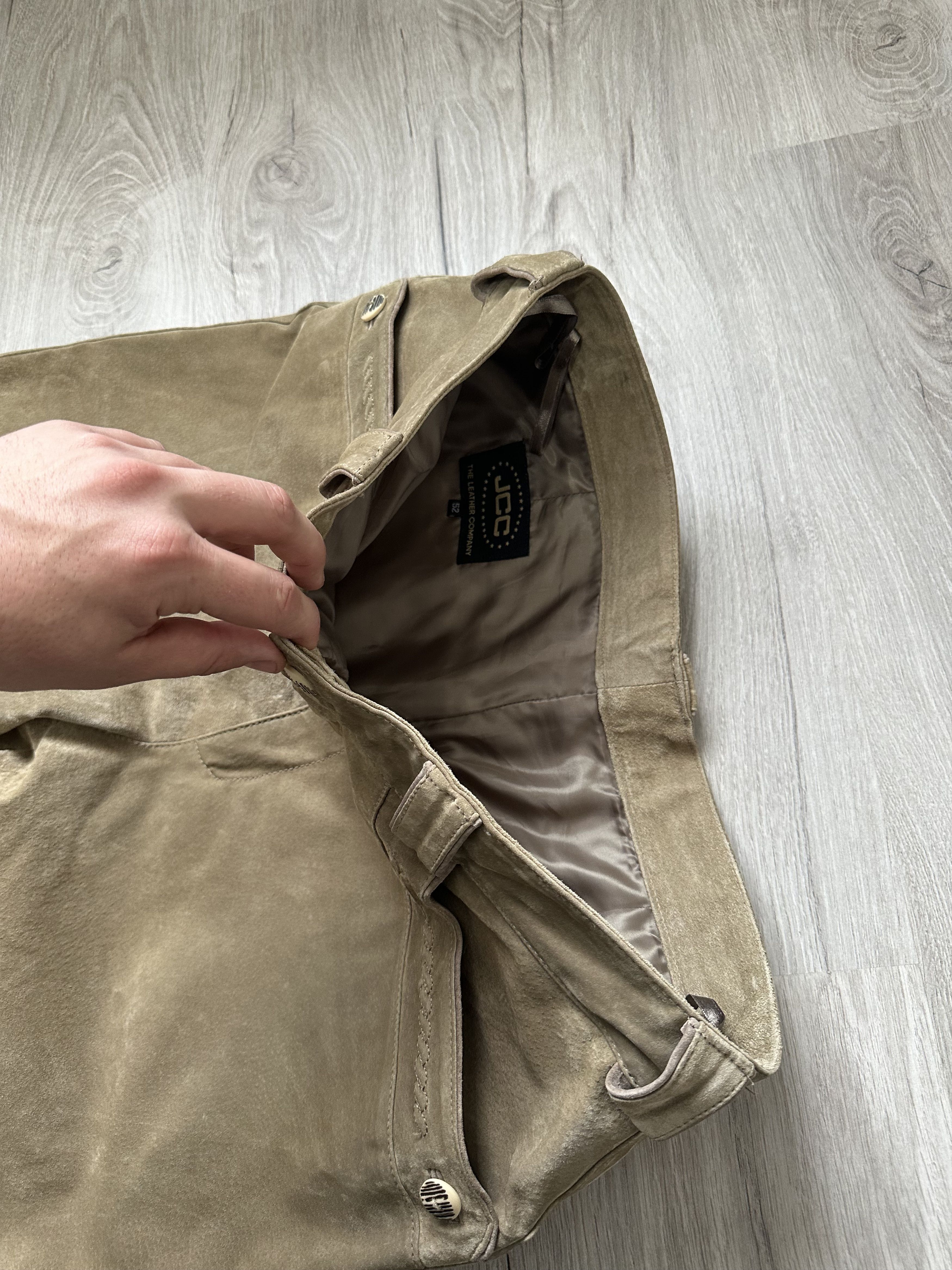 Leather × Vintage Leather Men’s Cowboy JCC Pants Bike Moto Y2K Size US 36 / EU 52 - 10 Thumbnail