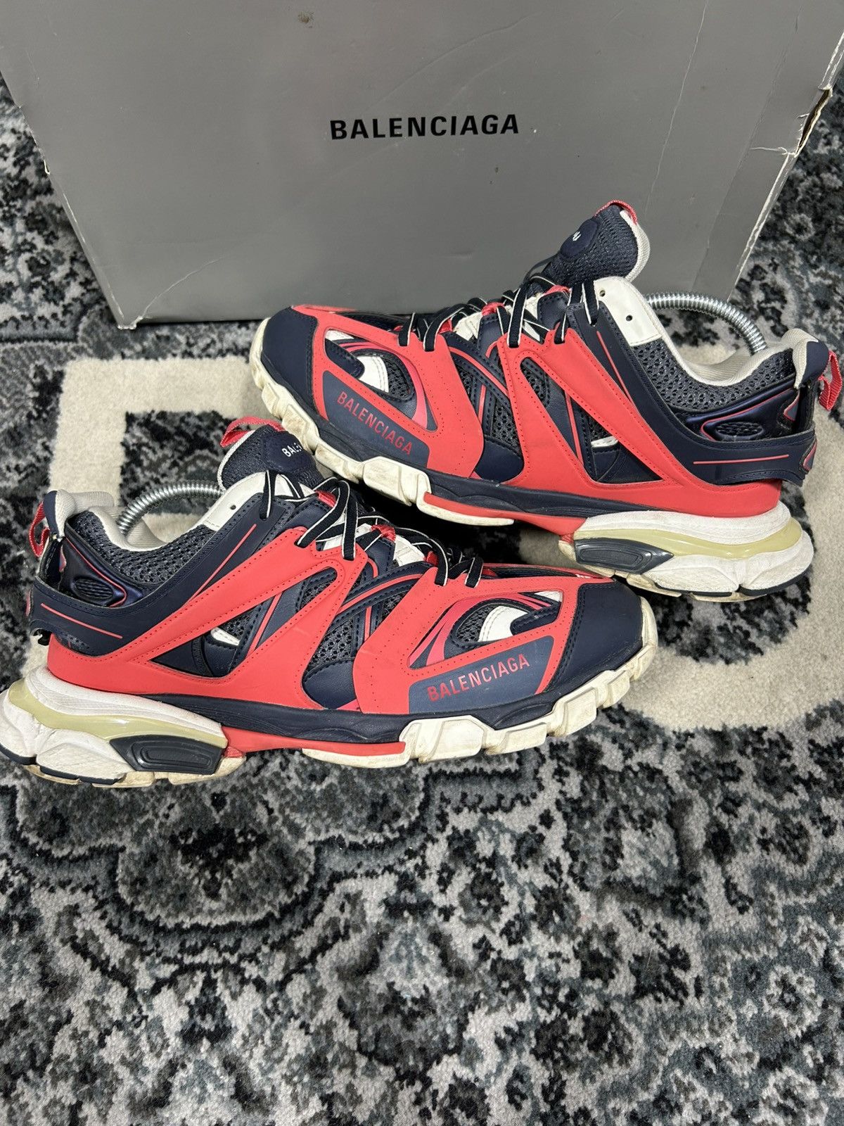 BALENCIAGA Trackスニーカー ブラック 41 BALENCIAGA track hike スニーカー ブラック - メルカリ