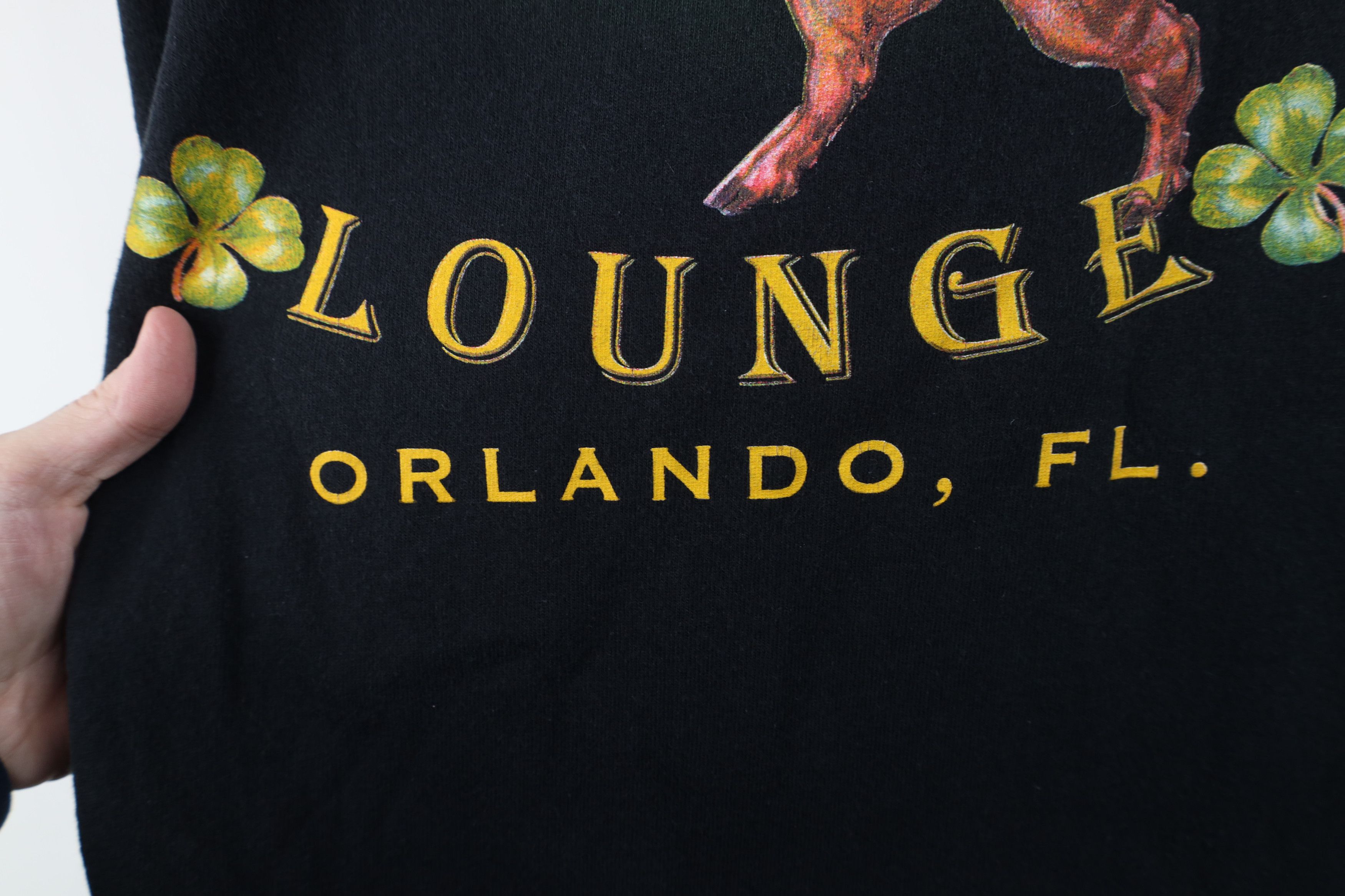 Vintage Vintage 90s Y2K Pig Lounge Orlando Florida Henley T-Shirt Size US XL / EU 56 / 4 - 12 Thumbnail