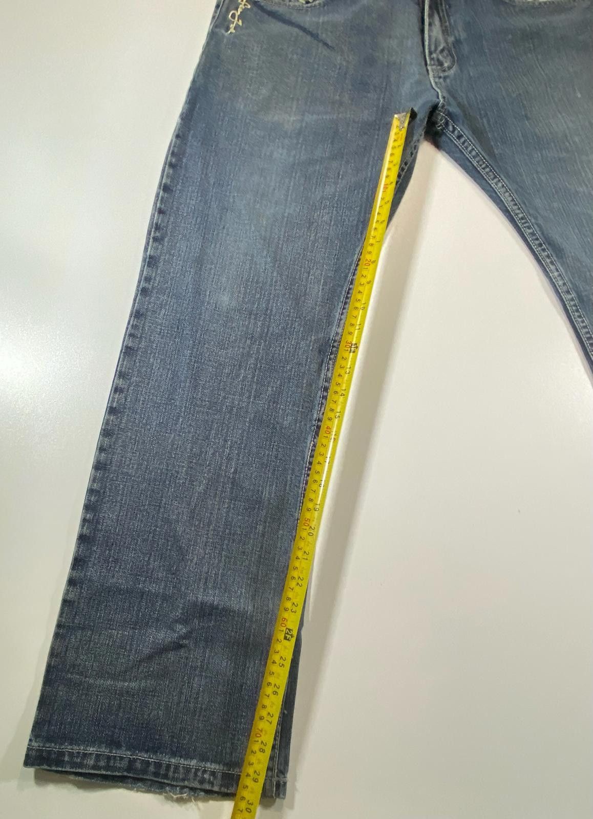 Other Vintage Sean John Blue Denim Jeans with Embroidered Details Size US 33 - 3 Thumbnail