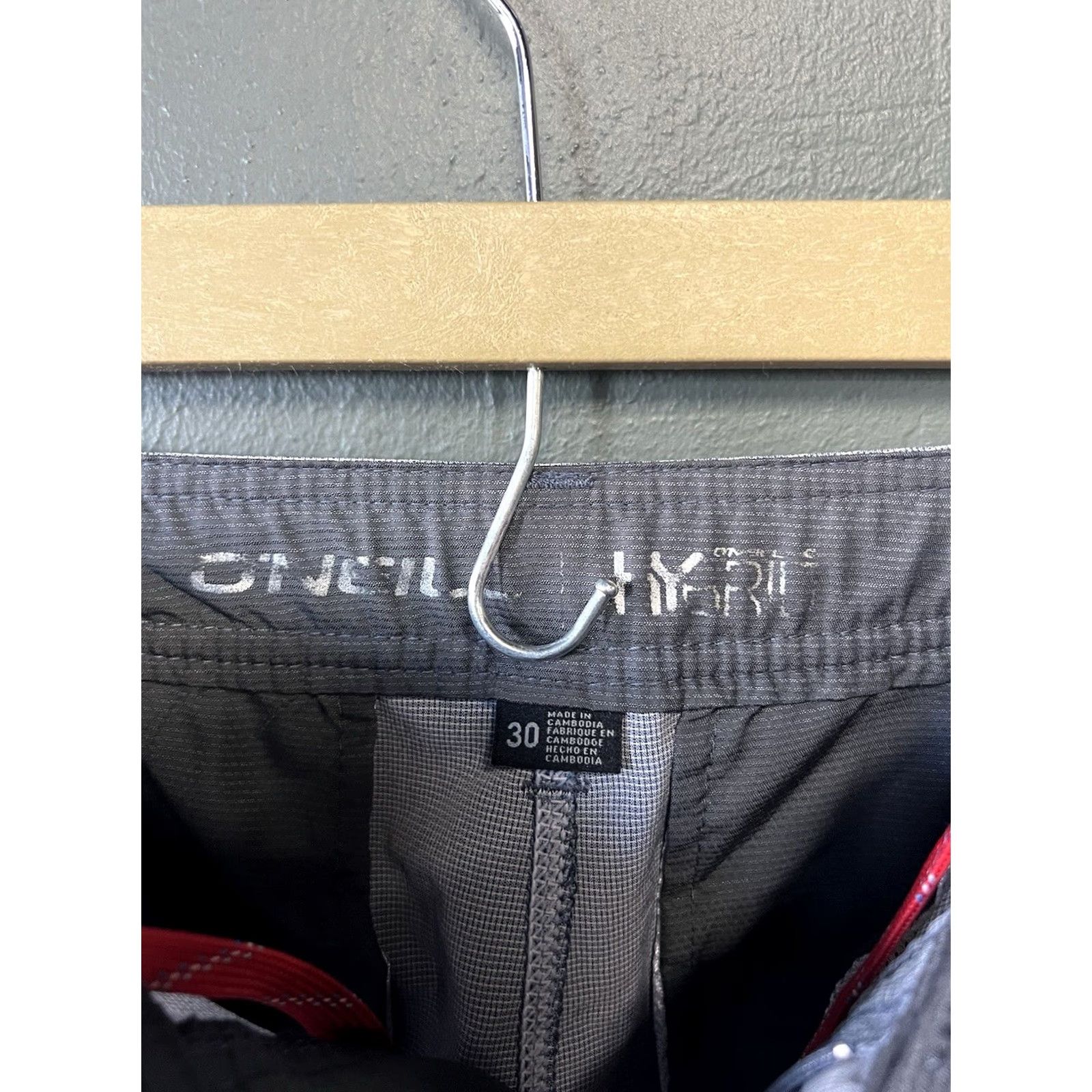 O'Neill O'Neill Mens Gray Chino Hybrid Shorts 30W Drawstring Casual Shorts Mens N/A Size US 30 / EU 46 - 3 Thumbnail