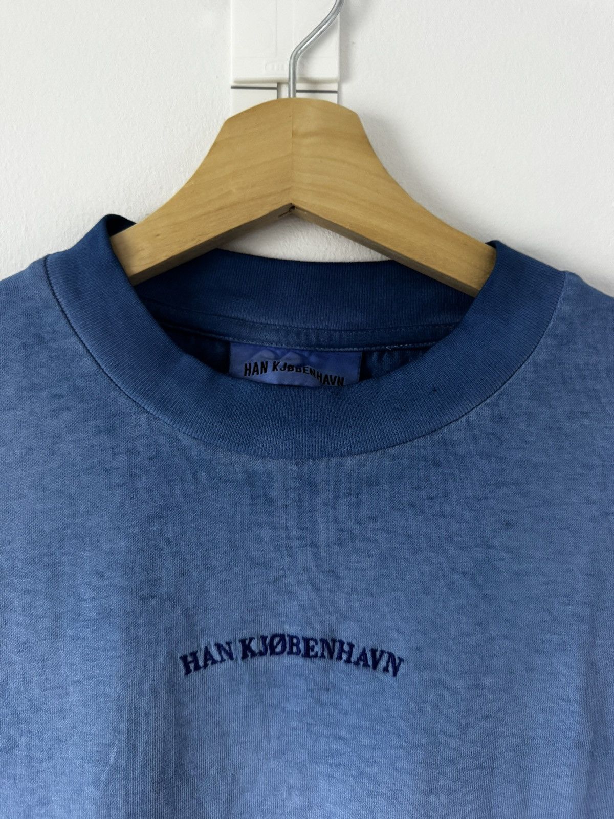 Han Kjobenhavn Han Kjobenhavn washed blue cotton t-shirt M Size US M / EU 48-50 / 2 - 2 Thumbnail