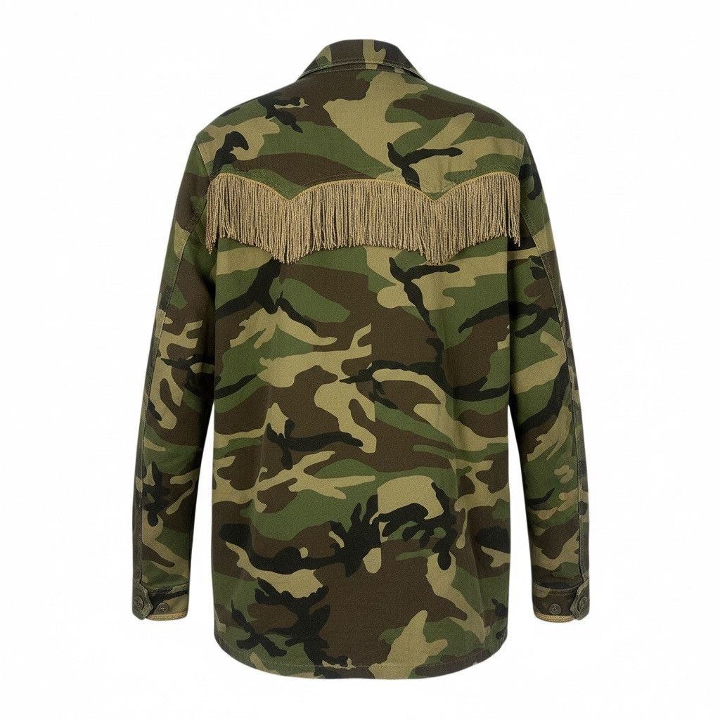 Saint Laurent Paris Camo Military Jacket Size US L / EU 52-54 / 3 - 4 Thumbnail