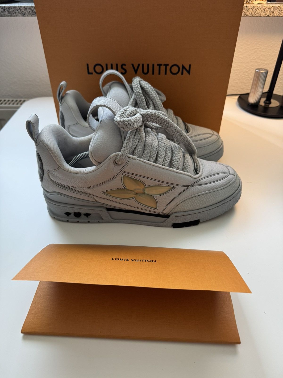 Designer × Louis Vuitton Louis Vuitton Grey Sneaker Size US 9 / EU 42 - 1 Thumbnail