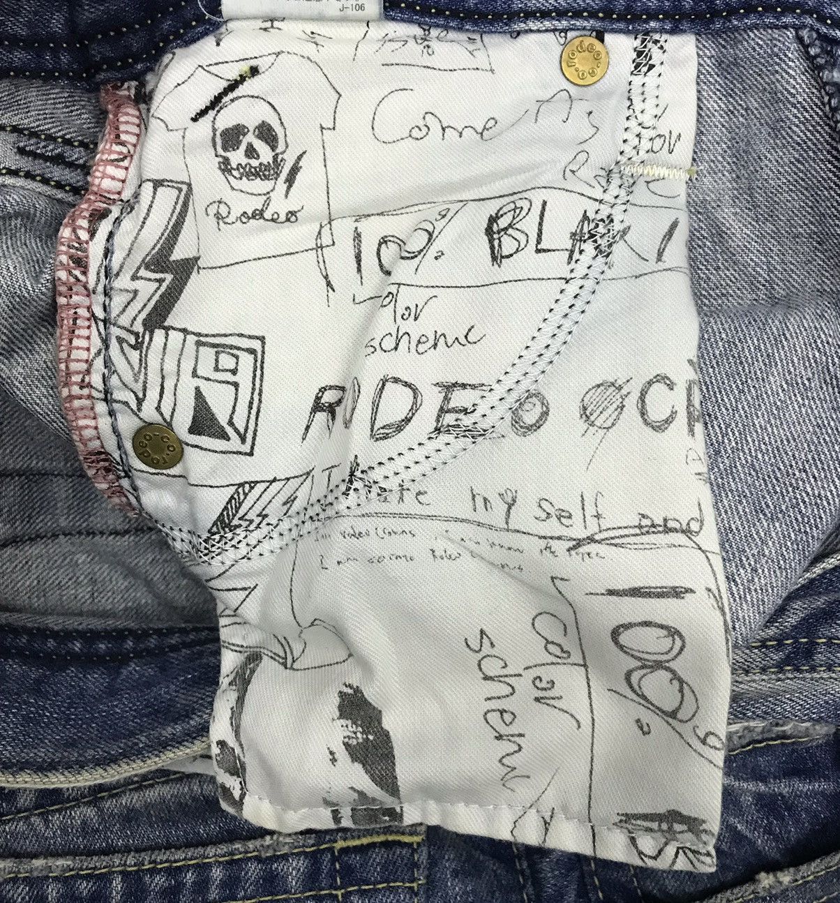 Japanese Brand × Vintage Vintage The Rodeo Crowns Made In Japan Denim Pants Size US 30 / EU 46 - 16 Thumbnail