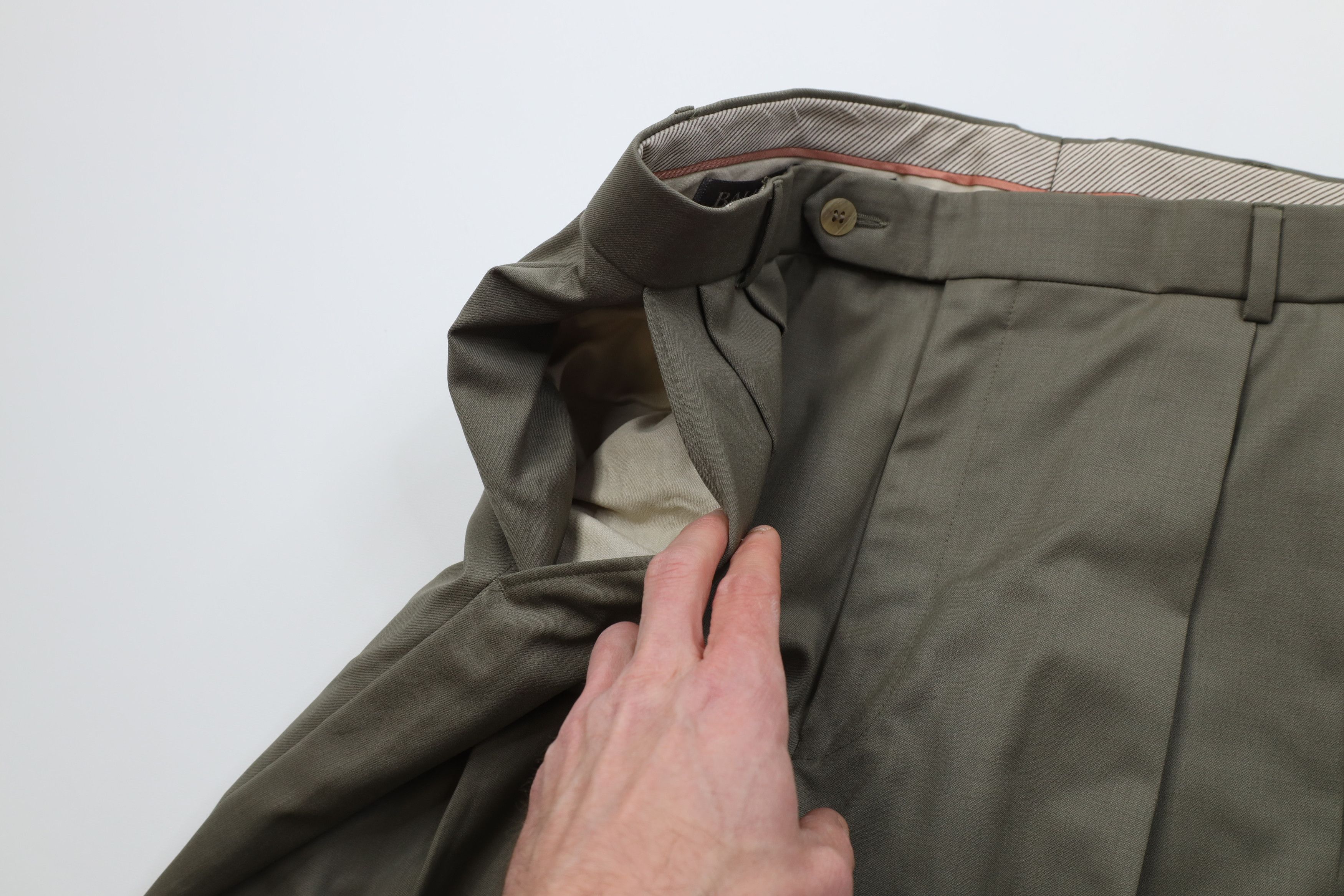 Vintage Vintage 90s Streetwear Wool Knit Wide Leg Chino Pants Size US 36 / EU 52 - 7 Thumbnail