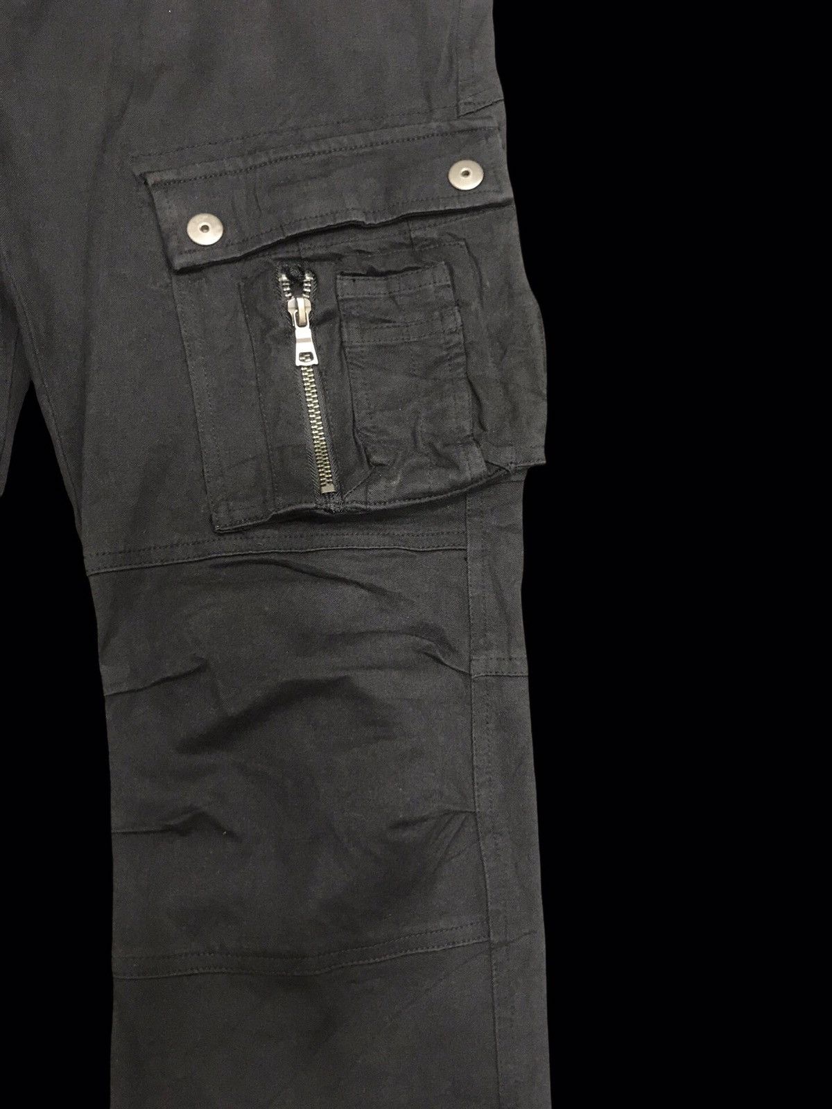 Japanese Brand 💥PUNK GEAR💥in the attic Multipockets Soft Cargo Pant F180 Size US 31 - 4 Thumbnail