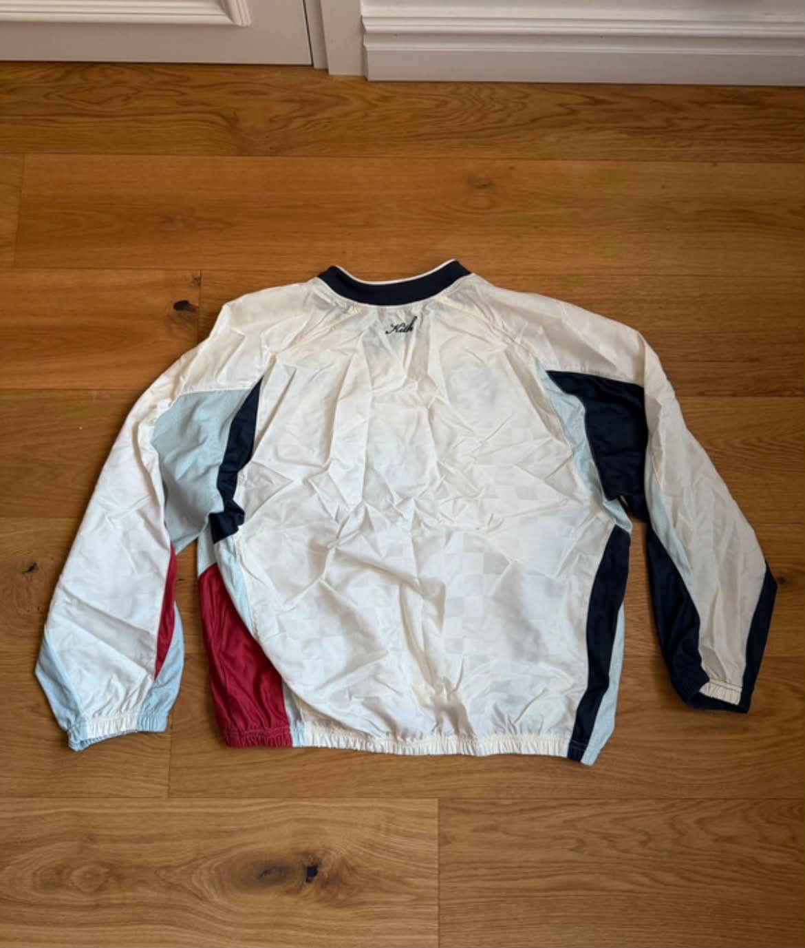Kith Kith Dayton Checkered Satin Combo Pullover White Size L Size US L / EU 52-54 / 3 - 2 Thumbnail
