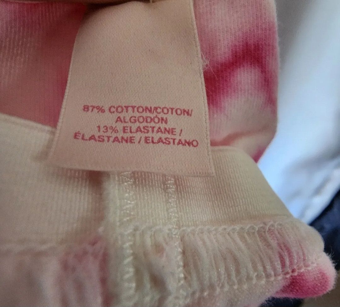 Victoria's Secret NWT Victoria's Secret Pink White Tie Dye Crossback Tank S Size S / US 4 / IT 40 - 4 Thumbnail