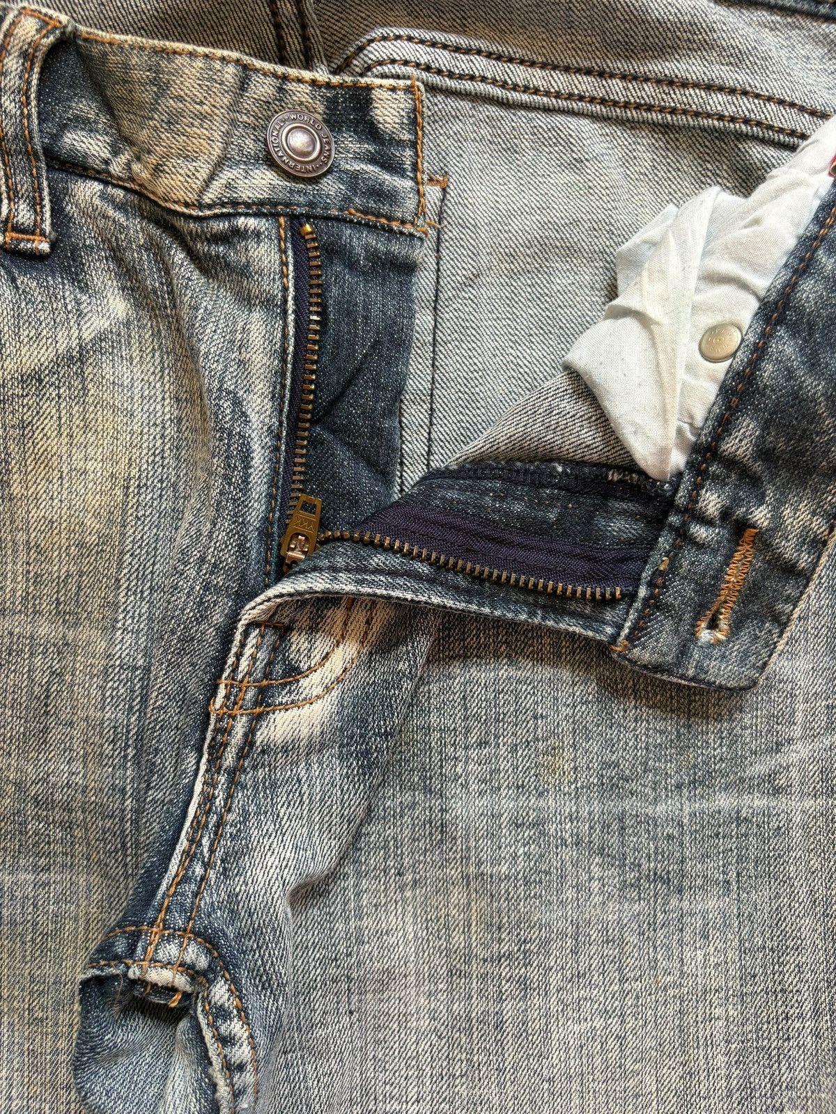 Japanese Brand Vintage Japanese Brand Mud Wash Flare Jeans Size US 34 / EU 50 - 9 Thumbnail