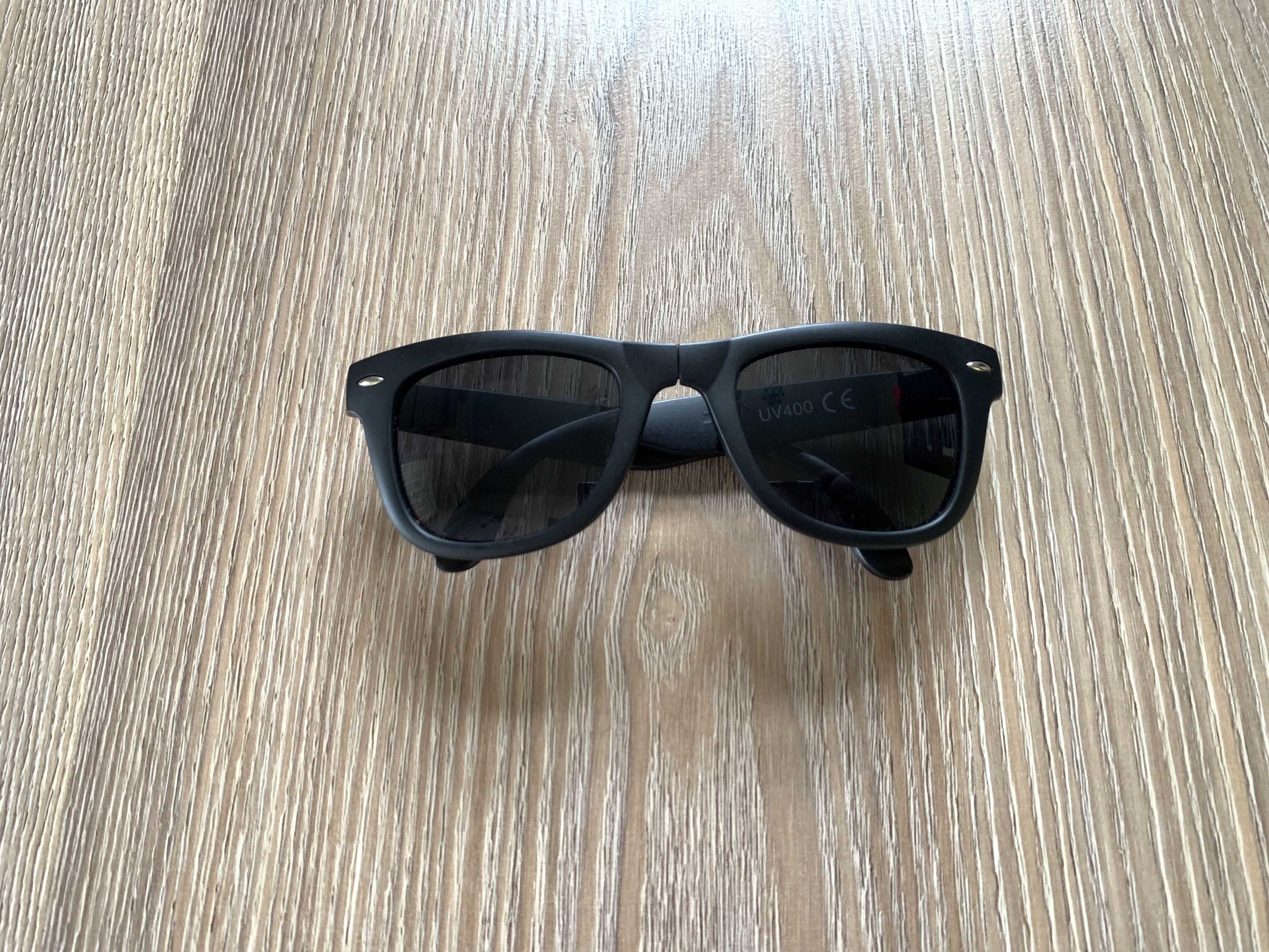 Designer Black Classic Trekking Folding Sunglasses UV Size ONE SIZE - 1 Thumbnail