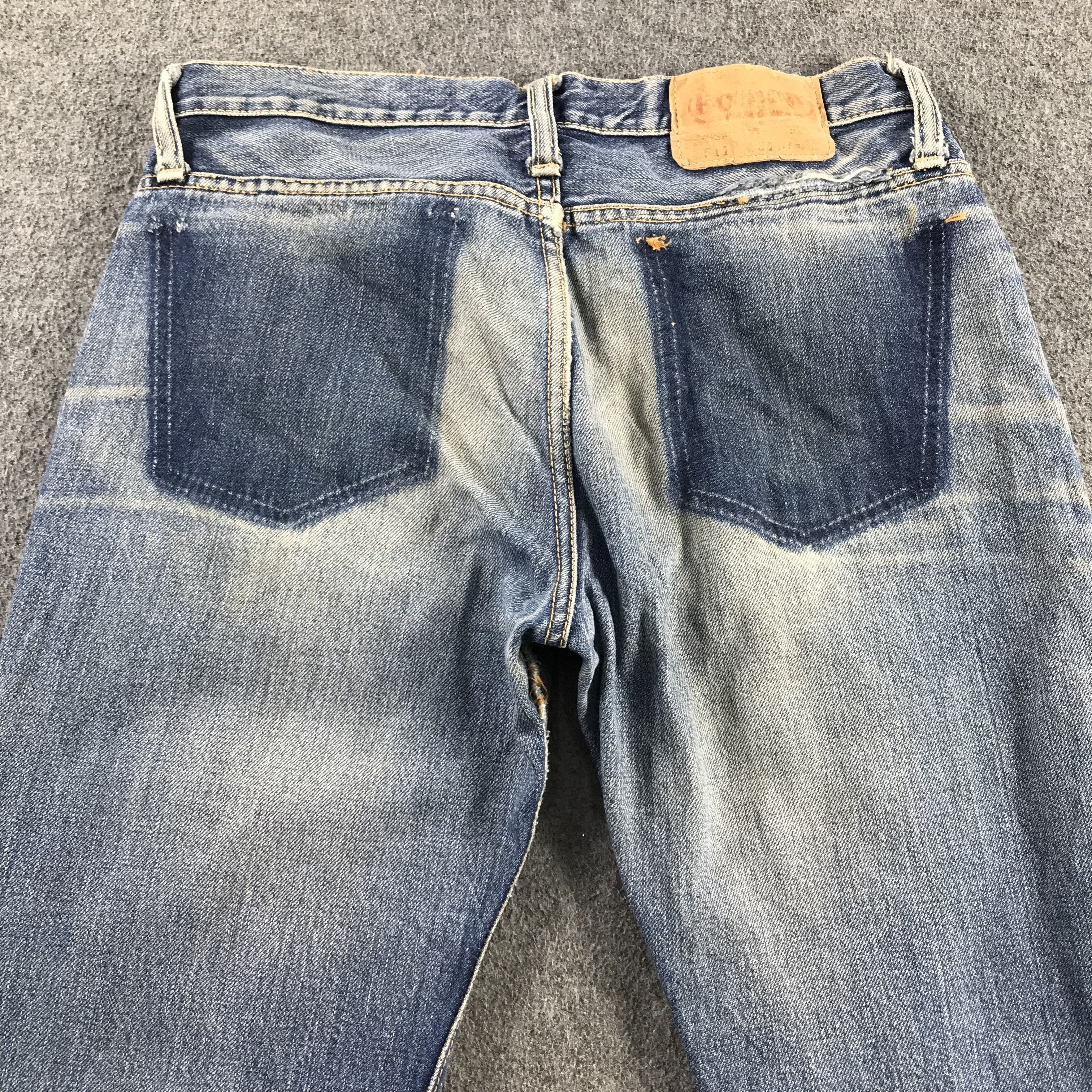 Japanese Brand Vintage Bobson Jeans Stone Wash Denim KJ3437 Size US 31 - 4 Thumbnail