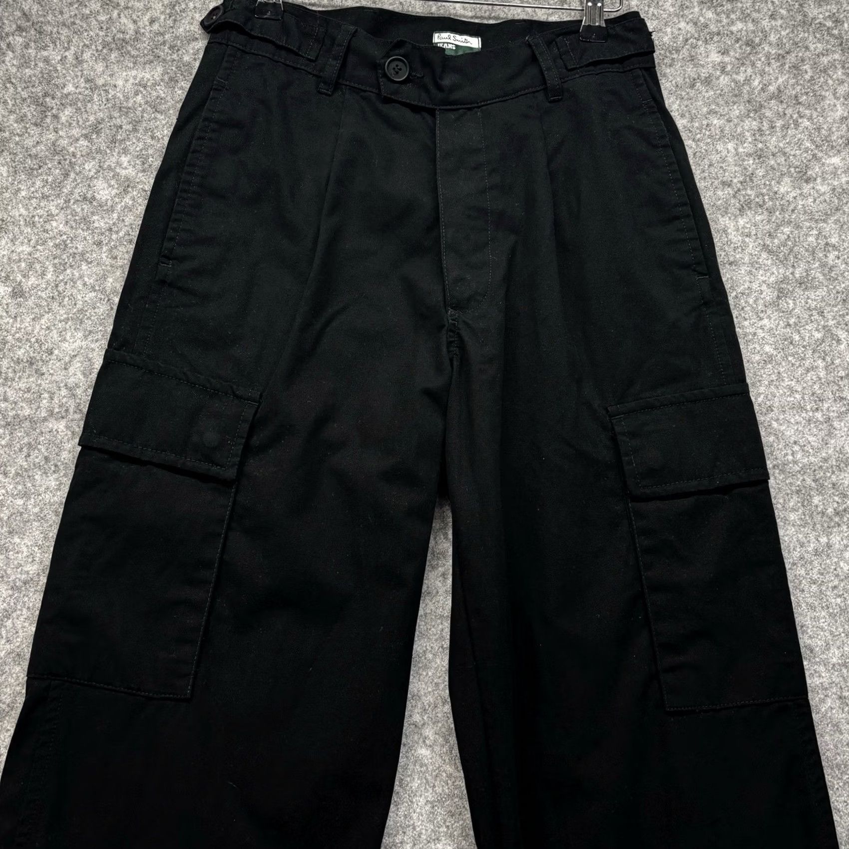 Paul Smith VINTAGE? No. Paul Smith Jeans cargo trousers W30” L34” men’s black Button Fly Pre Loved Size US 30 / EU 46 - 3 Thumbnail