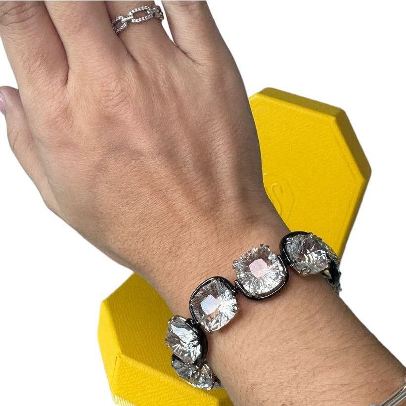 Swarovski Swarovski Harmonia bracelet Cushion cut Large Size ONE SIZE - 3 Thumbnail
