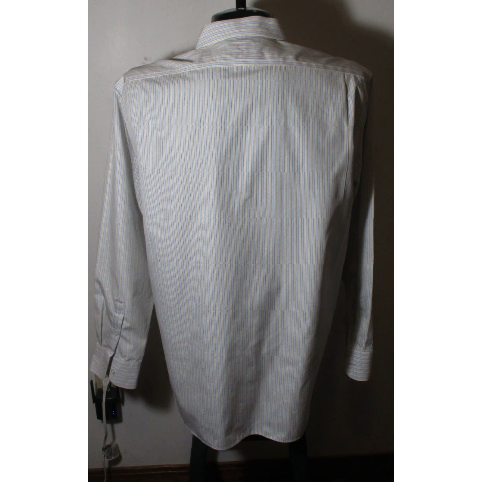 J.Crew HABERDASHERY J. Crew Blue Striped Dress Shirt Size XL 17/17.5 Size 46R - 5 Thumbnail