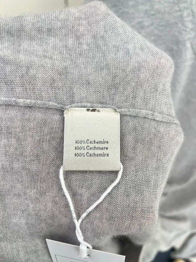 Hermes Hermes Gray cashmere knitted sweater Size US XXL / EU 58 / 5 - 4 Thumbnail