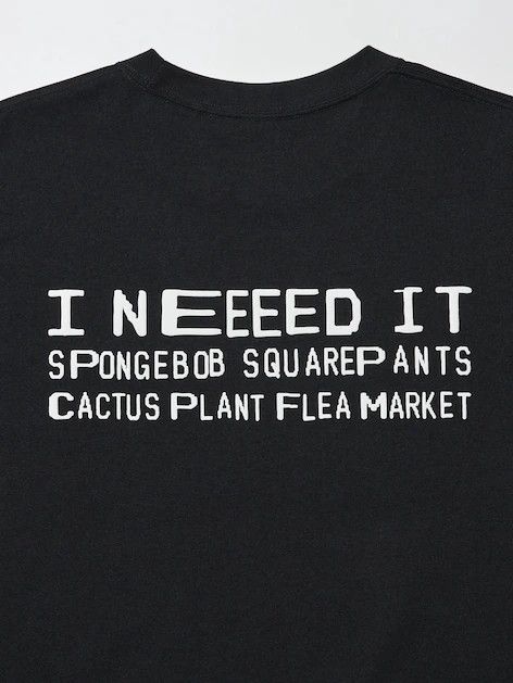 Japanese Brand Uniqlo SpongeBob SquarePants Cactus Plant Flea Market Size US XXL / EU 58 / 5 - 6 Thumbnail